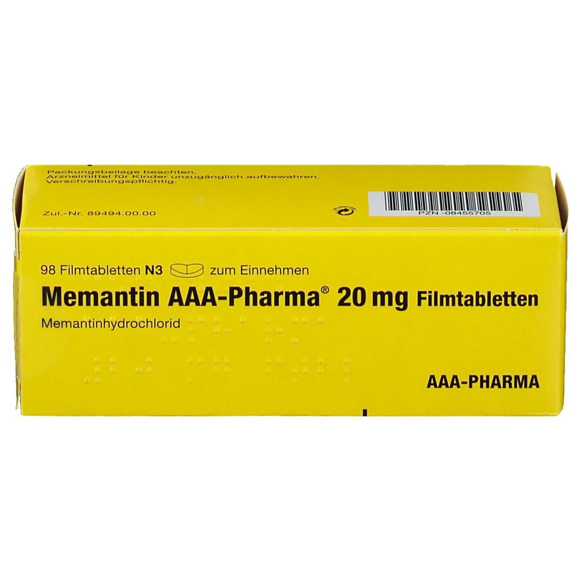 Memantin AAA®-Pharma 20Mg