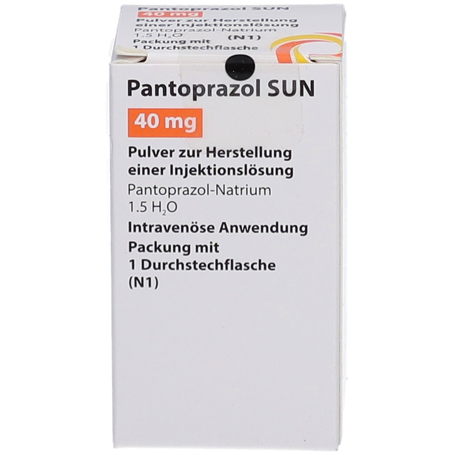 PANTOPRAZOL SUN 40 mg Pulver z.Herst.e.Inj.-Lsg.