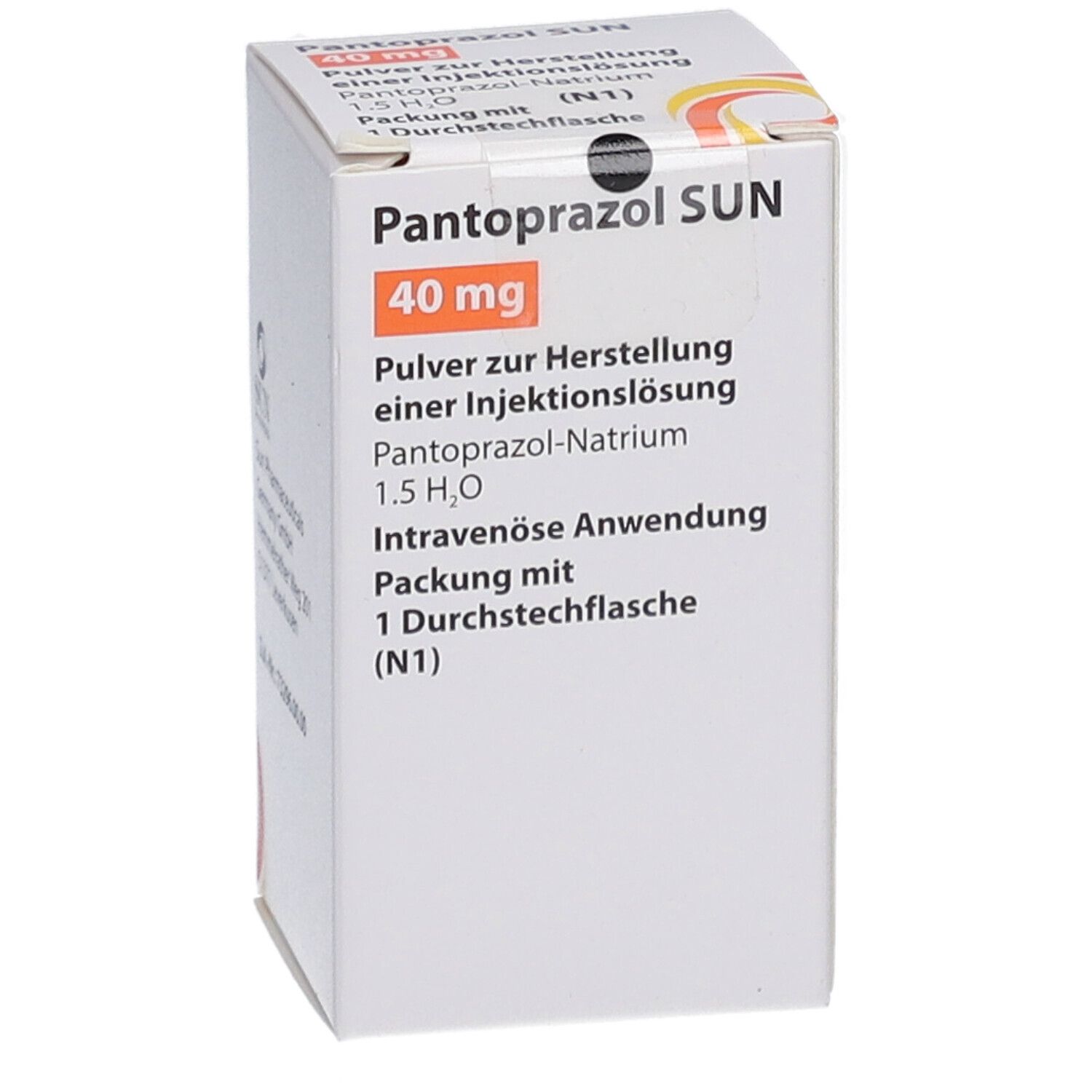 PANTOPRAZOL SUN 40 mg Pulver z.Herst.e.Inj.-Lsg.