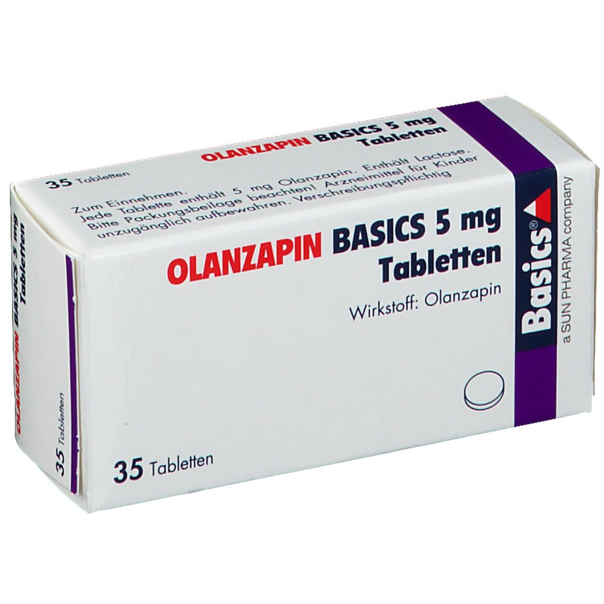 OLANZAPIN BASICS 5 mg
