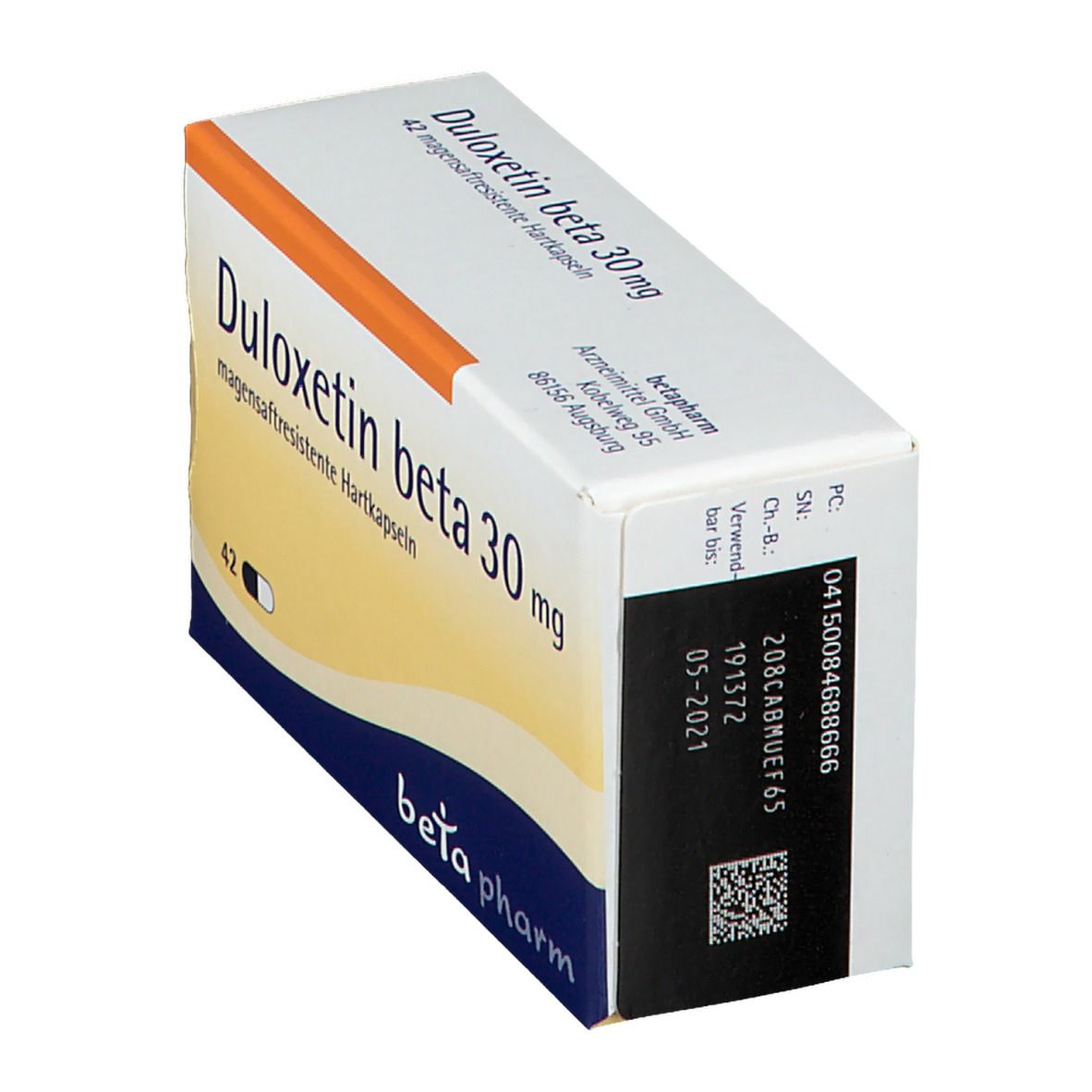 Duloxetin AbZ 30 mg magensaftresistente Hartkaps. 100 St Magensaftresistente Hartkapseln