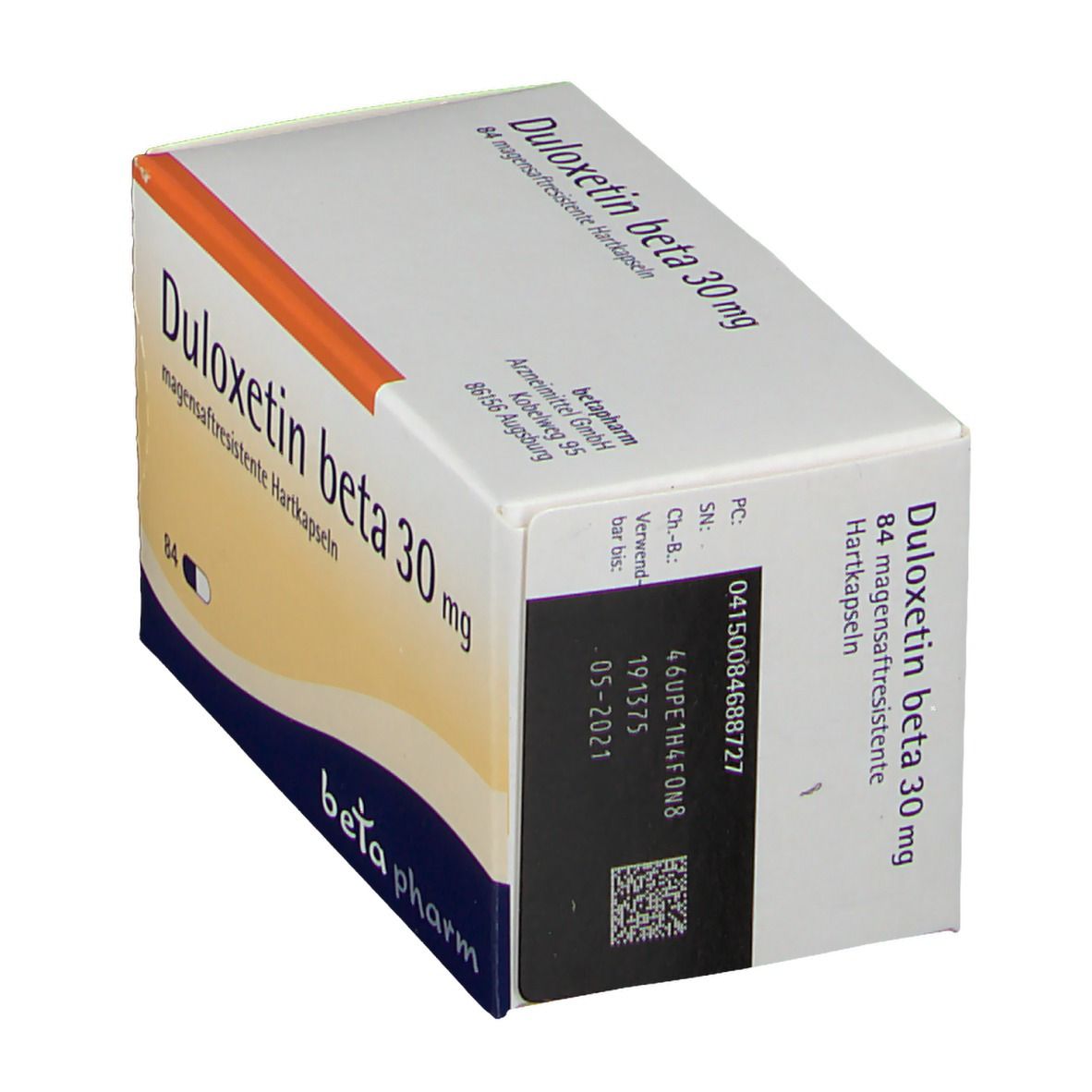 Duloxetin beta 30 mg magensaftresistente Hartkaps. 84 St Magensaftresistente Hartkapseln