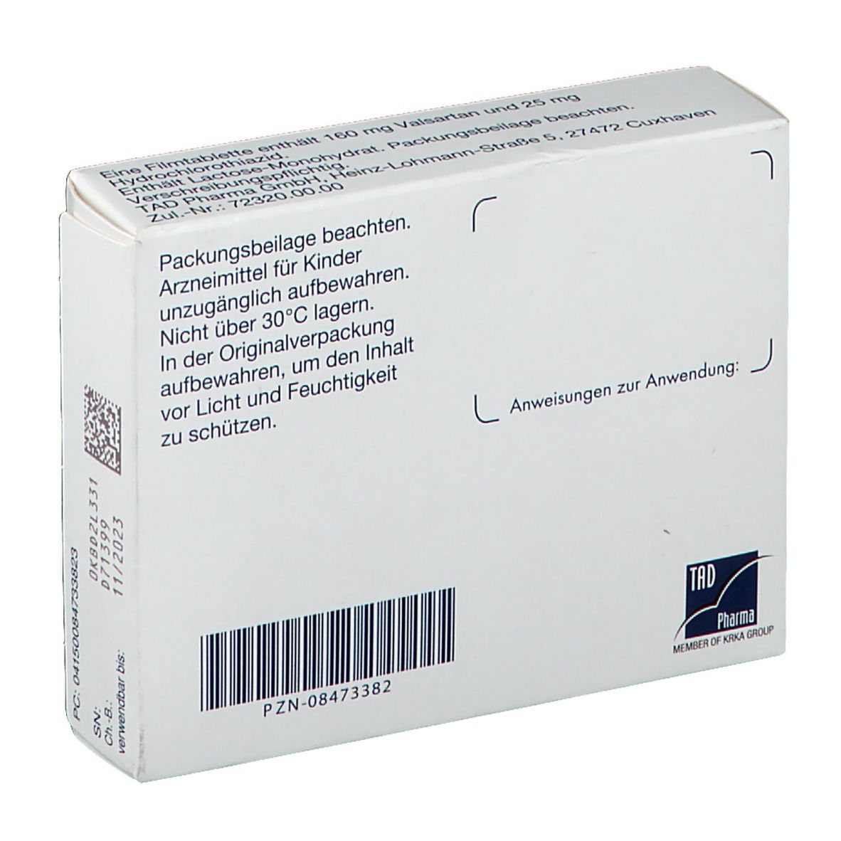 Valsacor comp.® 160 mg/25 mg