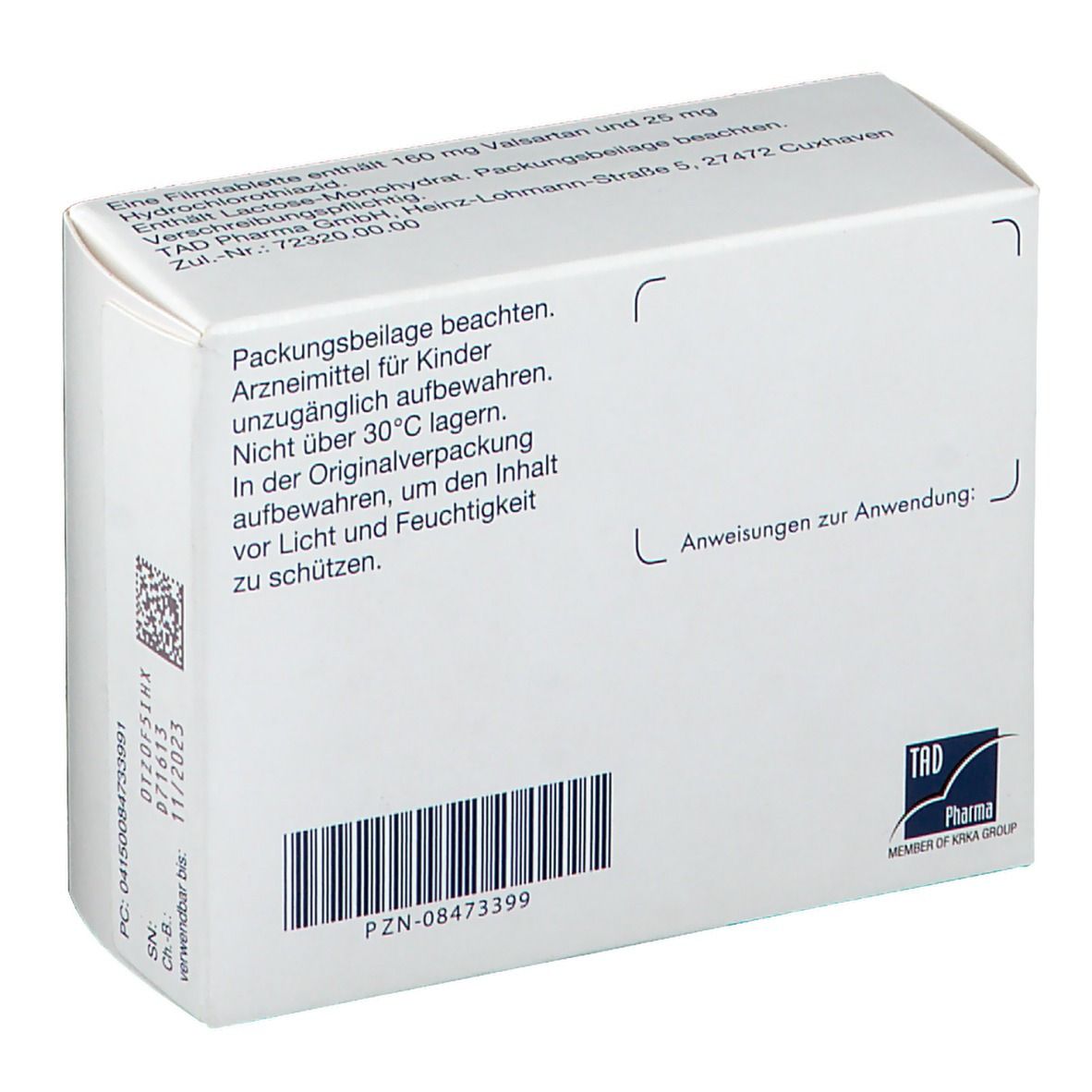 Valsacor comp.® 160 mg/25 mg