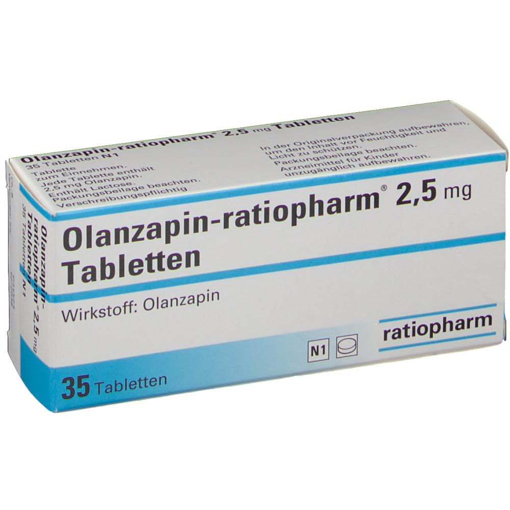 OLANZAPIN-ratiopharm 5 mg Tabletten 35 St