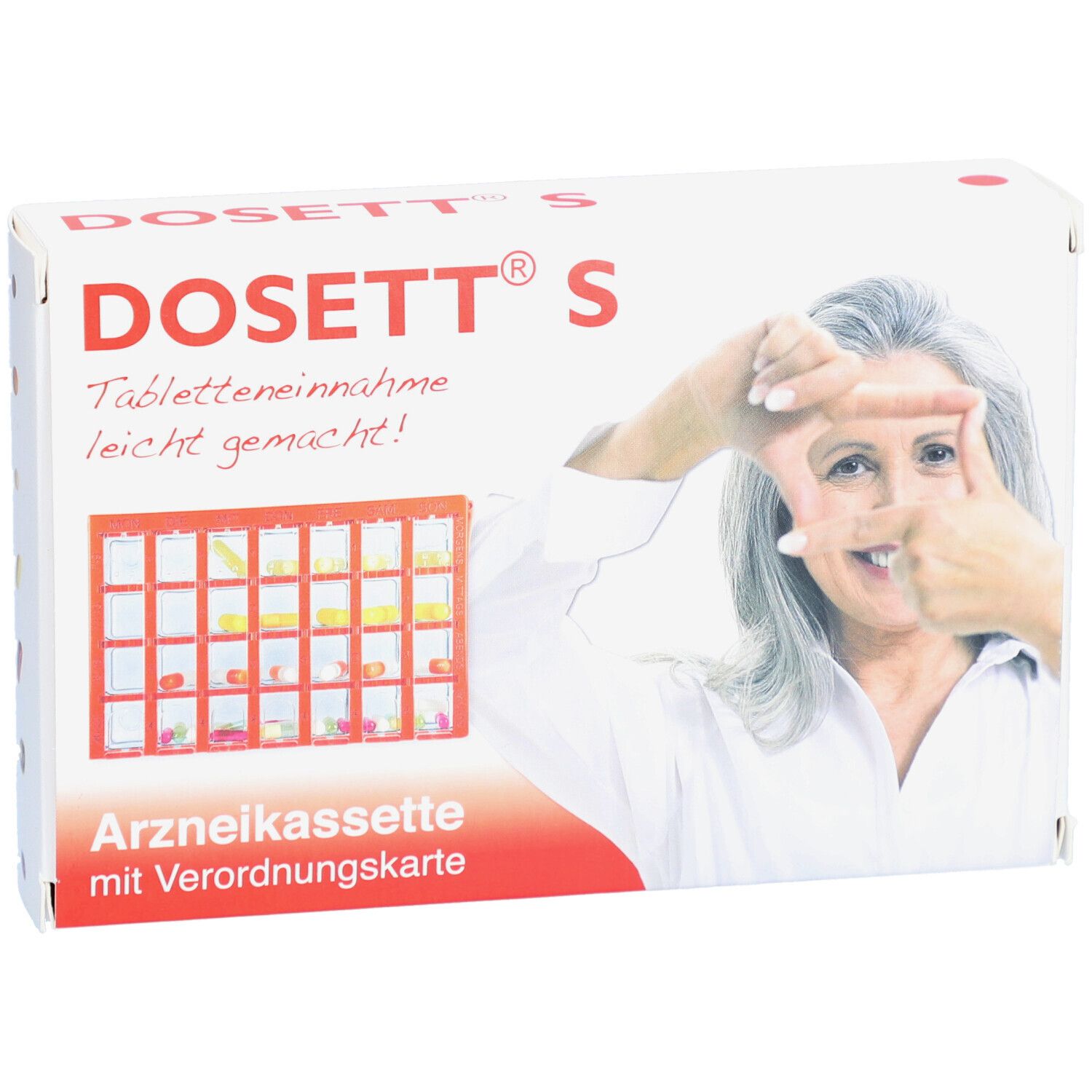 Dosett S Arzneikassette rot