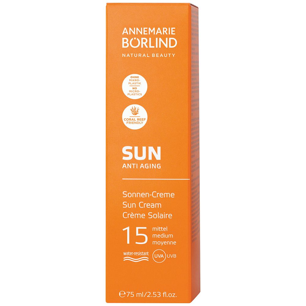 ANNEMARIE BÖRLIND SUN ANTI-AGING Sonnen-Creme LSF 15