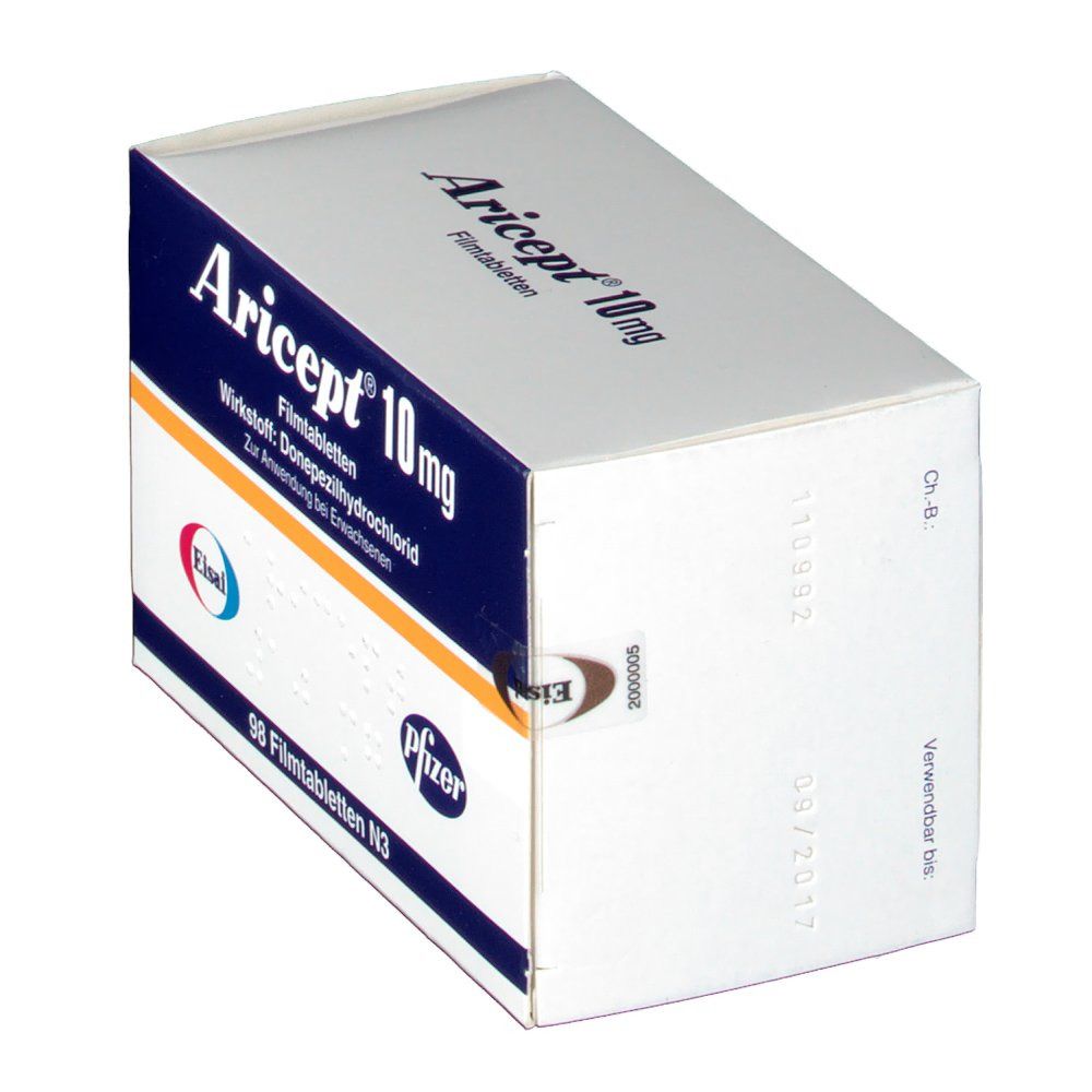 Aricept Eisai 10 mg Filmtabletten 98 St