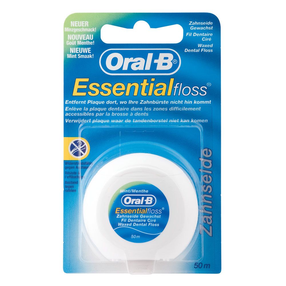 Oral-B® Zahnseide Essentialfloss mint gewachst 50 m
