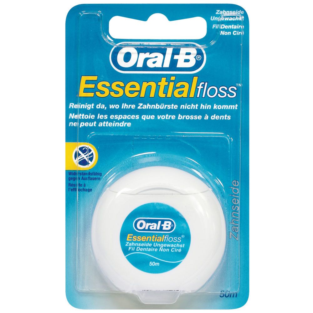 Oral-B® Essentialfloss ungewachst 50m