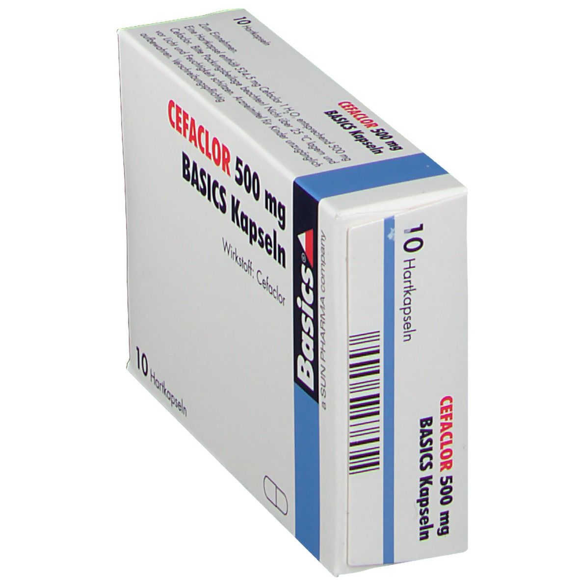 Cefaclor 500 mg Basics Hartkapseln 10 St