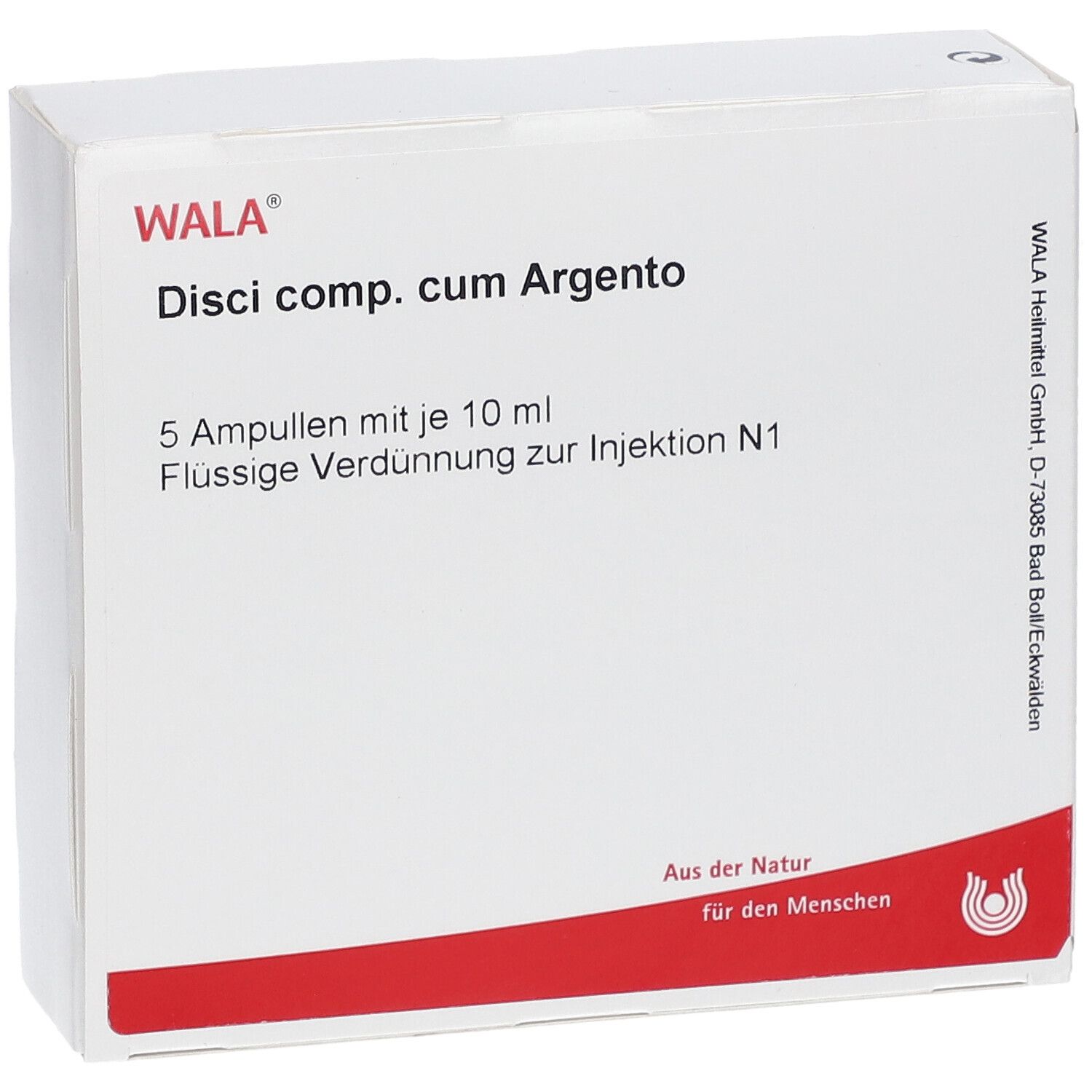 WALA® Disci Comp. c. Argento Amp.