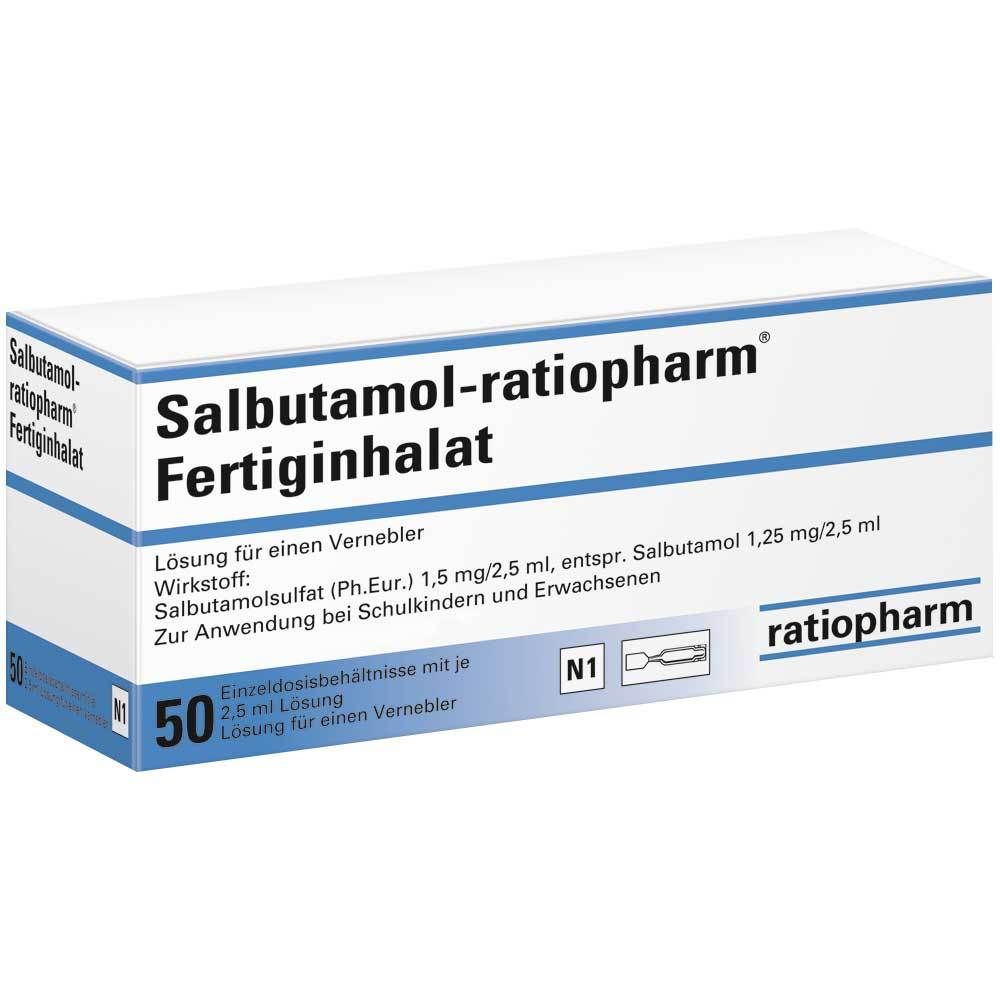Salbutamol-ratiopharm® Fertiginhalat
