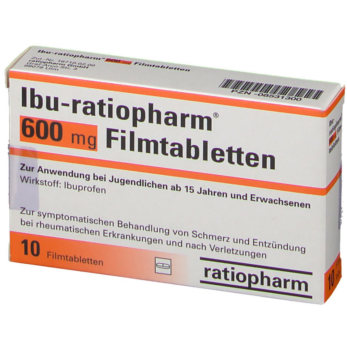 Ibu-ratiopharm® 600 mg