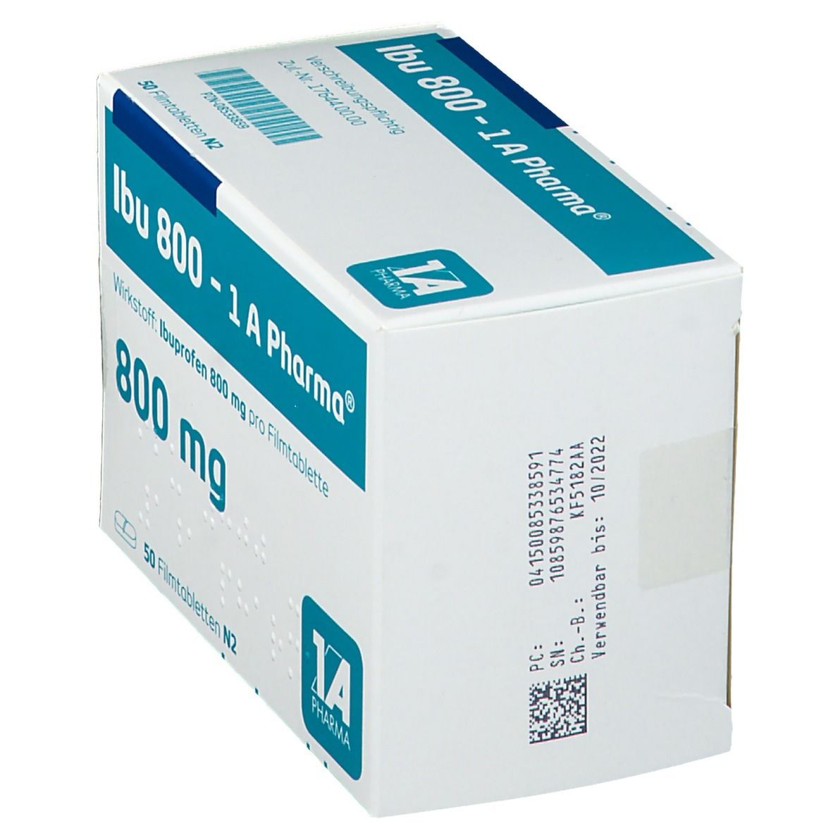 Ibu 800 1A Pharma® 50 St mit dem ERezept kaufen Shop Apotheke