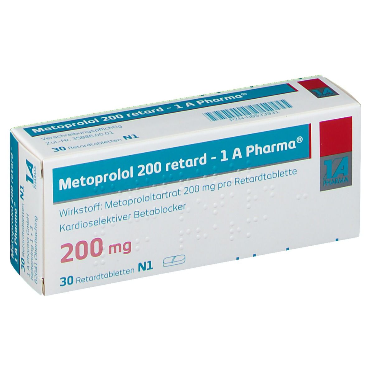 Metoprolol 200 retard - 1 A Pharma®