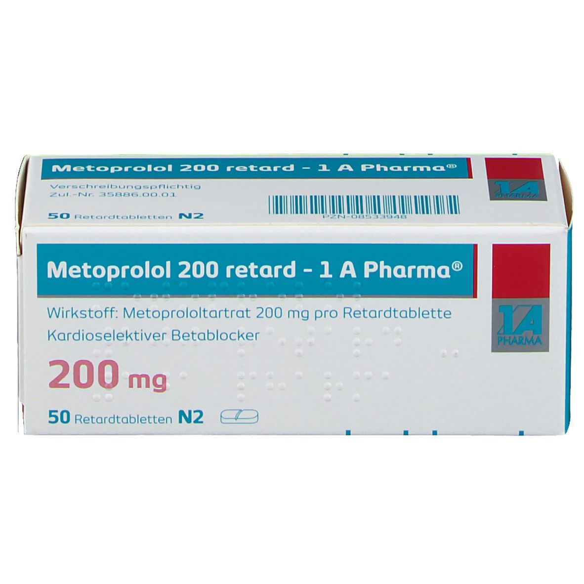 Metoprolol 200  1A Phar