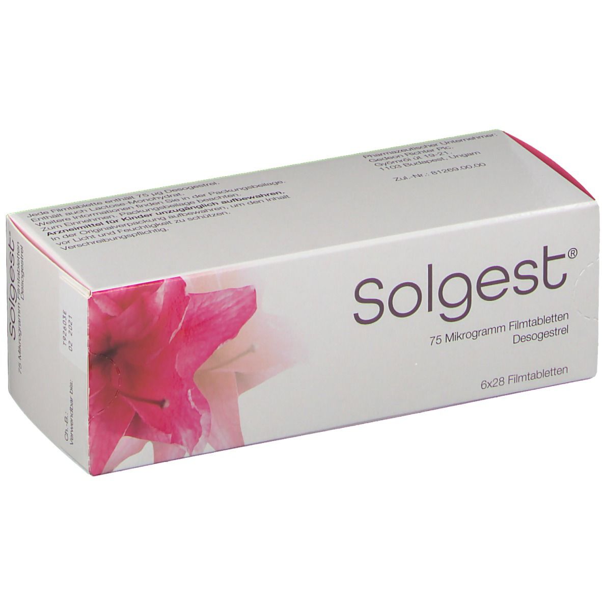 Solgest 75 Mikrogramm Filmtabletten 168 St