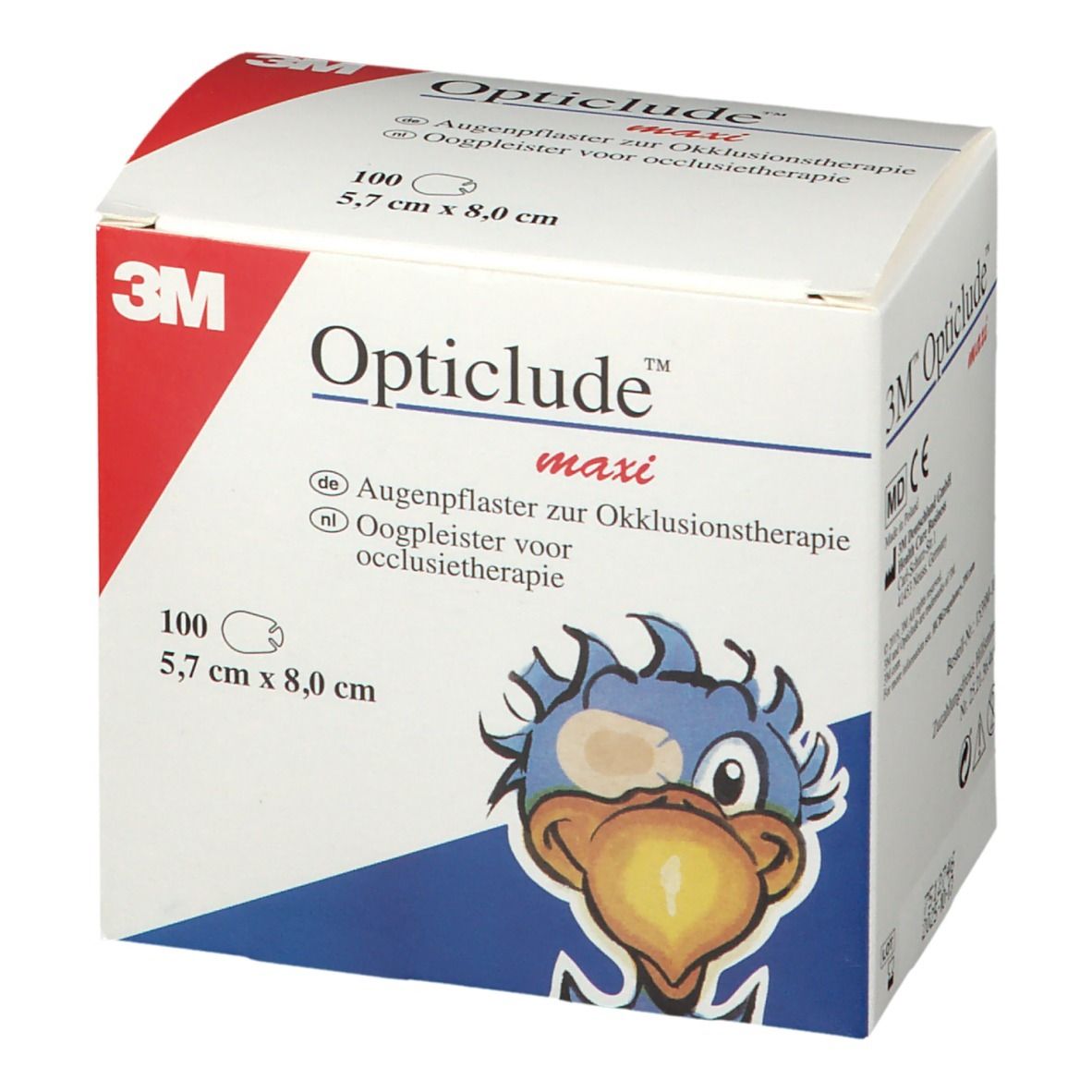 3M™ Opticlude™ Standard Hautfarben maxi