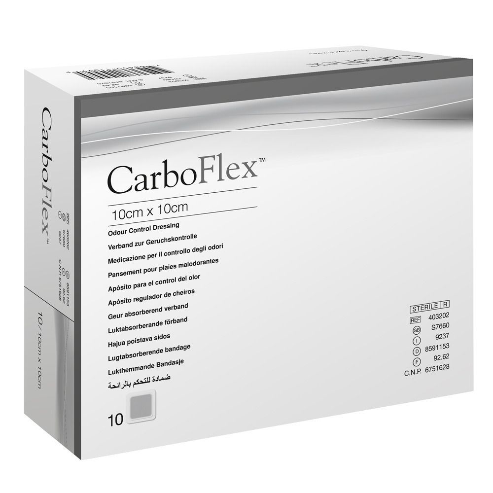 CarboFlex® 10 x 10 cm steril