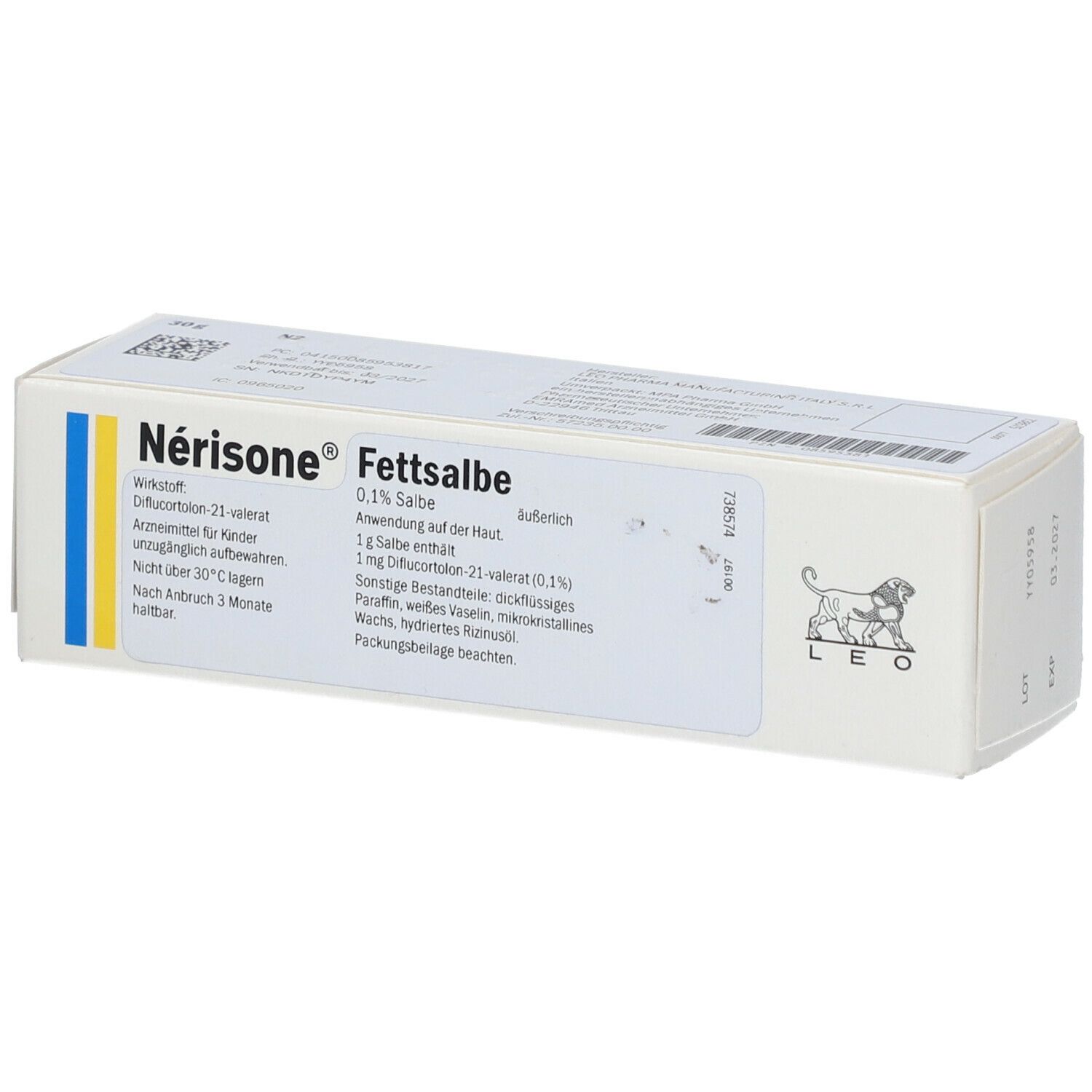 Nerisona® 0,1 % Fettsalbe