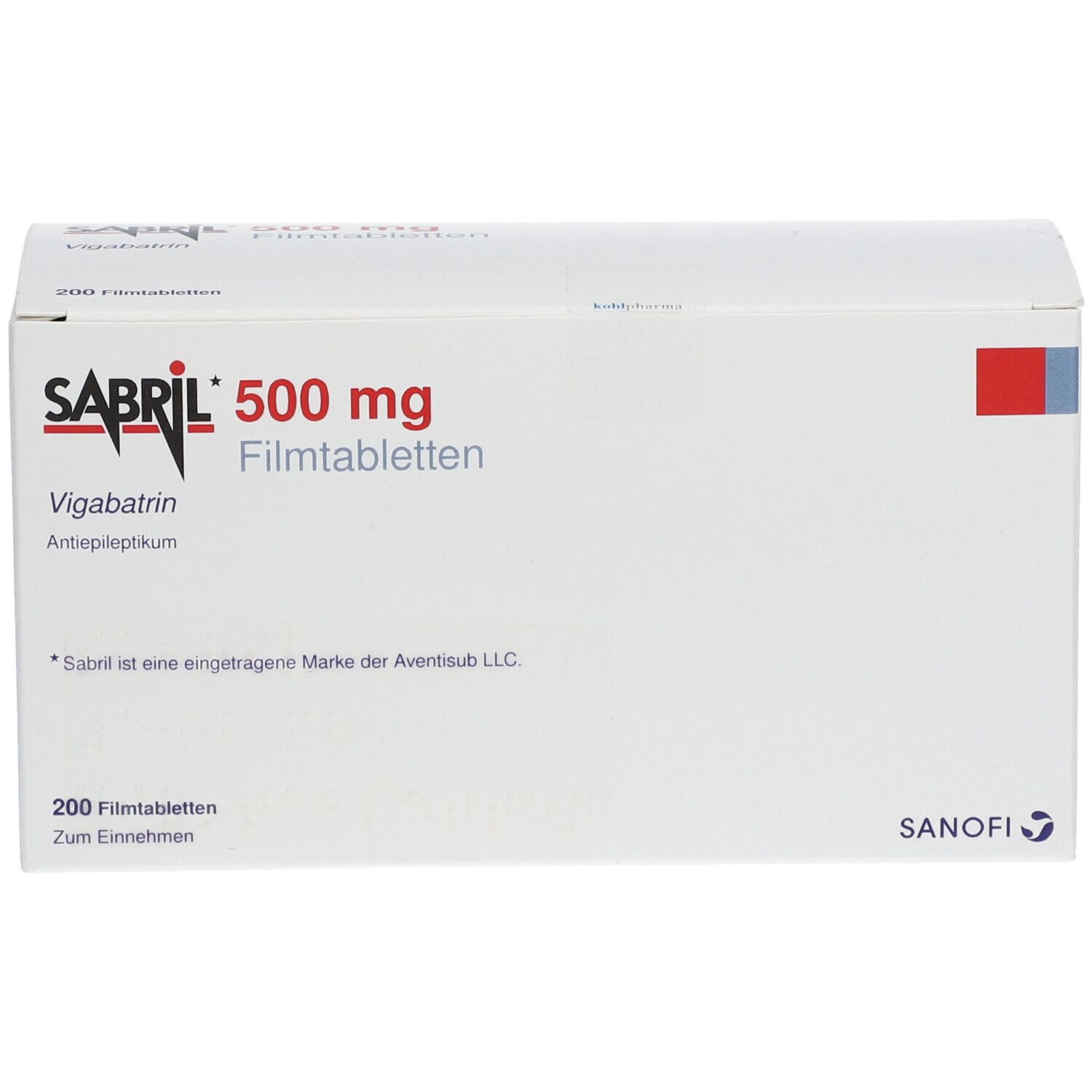 Sabril 500 mg