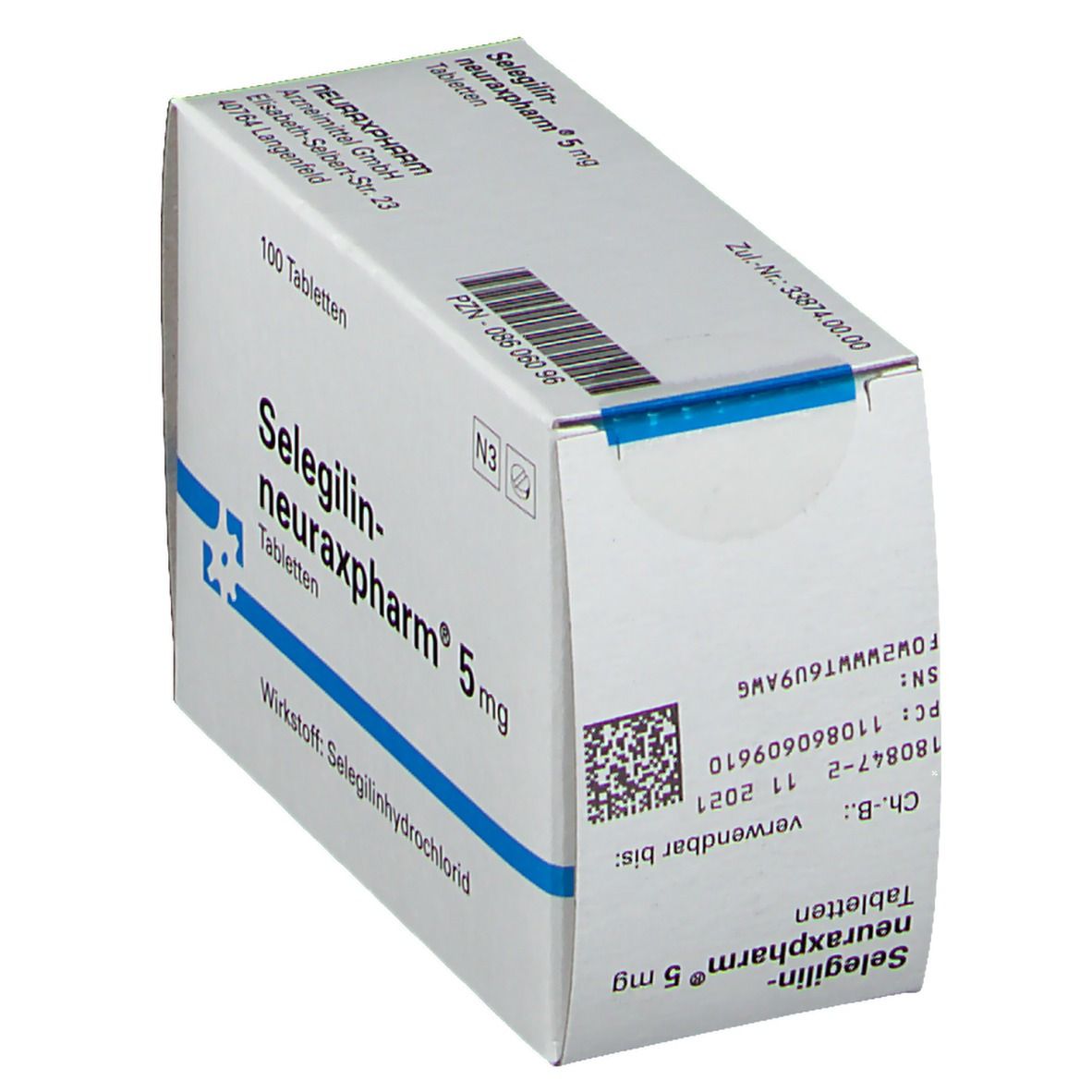 SELEGILIN-neuraxpharm 5 mg Tabletten 100 St