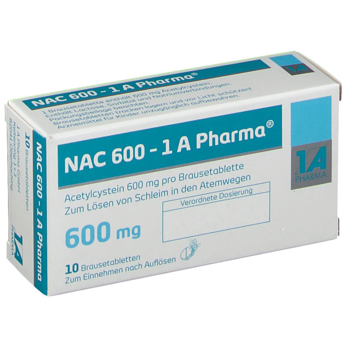 NAC 600 - 1 A Pharma® 10 St mit dem E-Rezept kaufen - Shop Apotheke