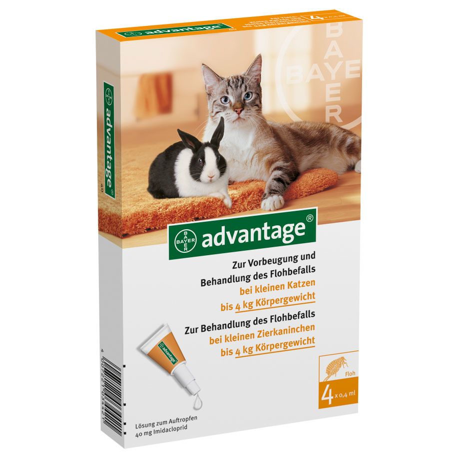 Advantage® 40 für Katzen und Zierkaninchen