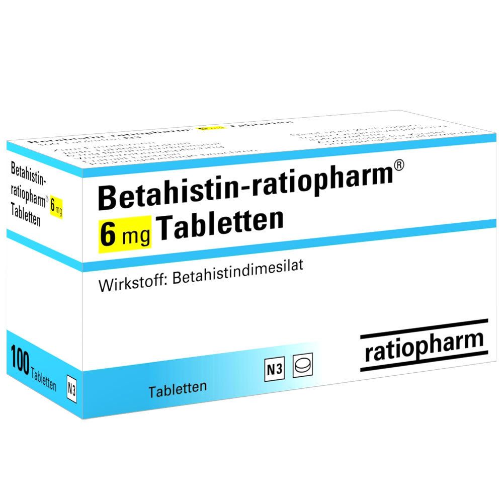 Betahistin-ratiopharm® 6 mg