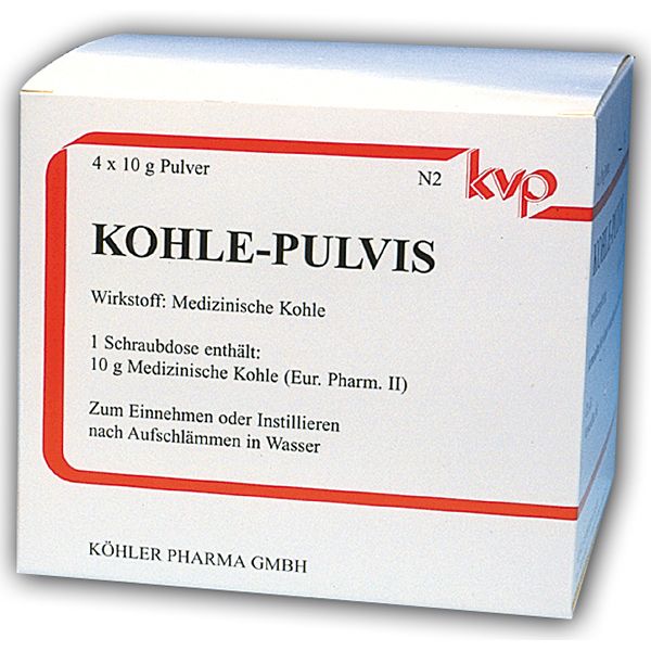 Kohle-Pulvis Pulver