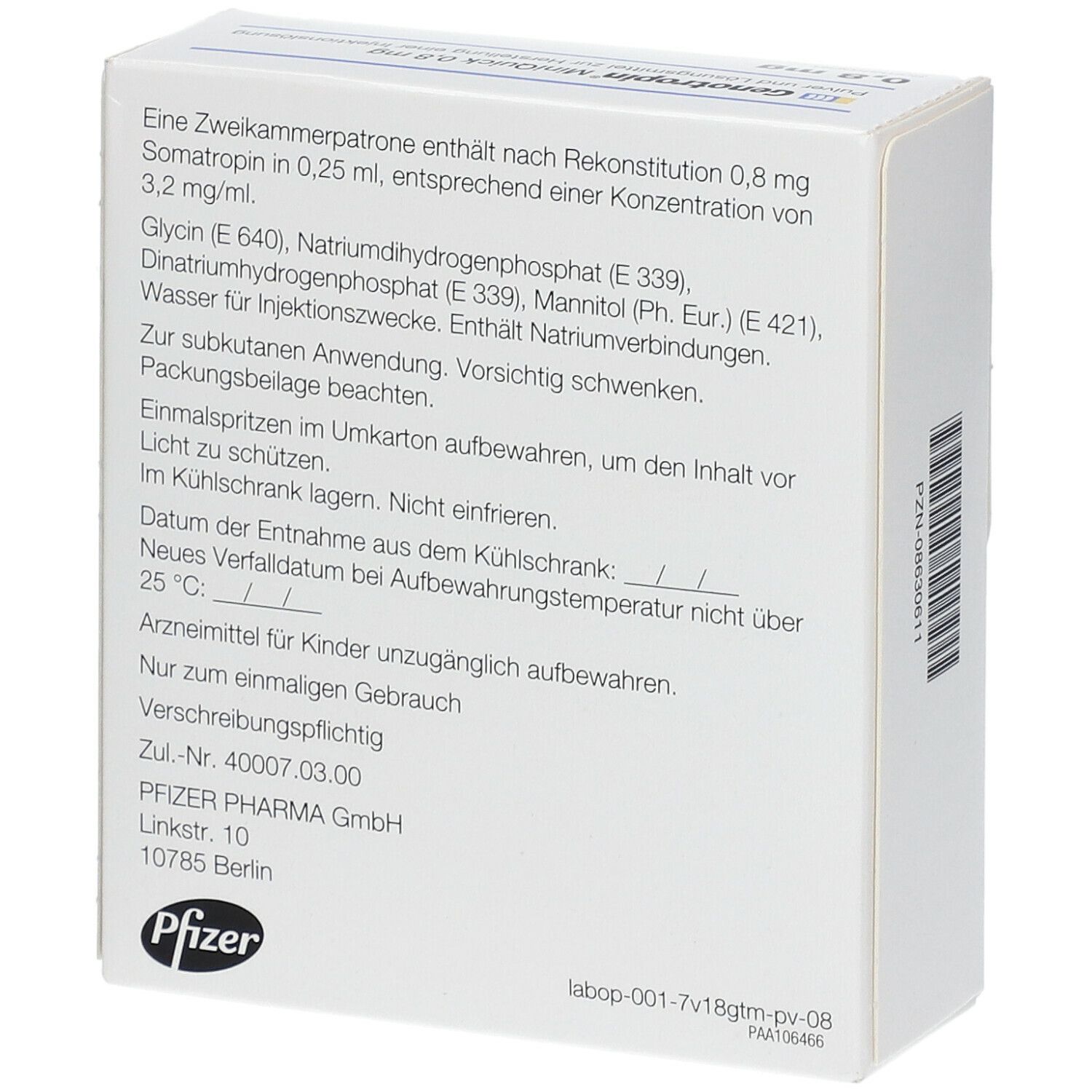 Genotropin® MiniQuick 0,8 mg