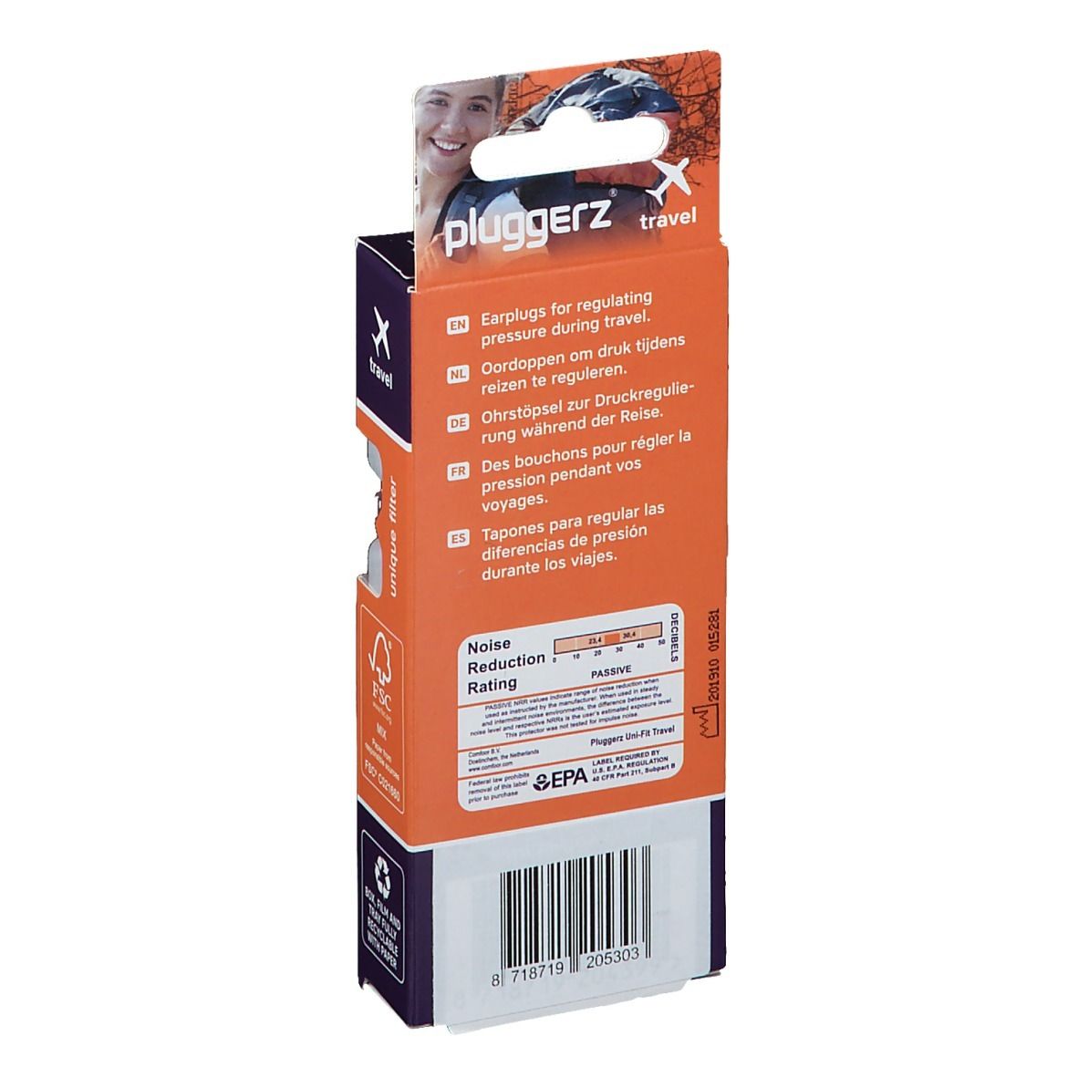 pluggerz Uni-Fit Travel