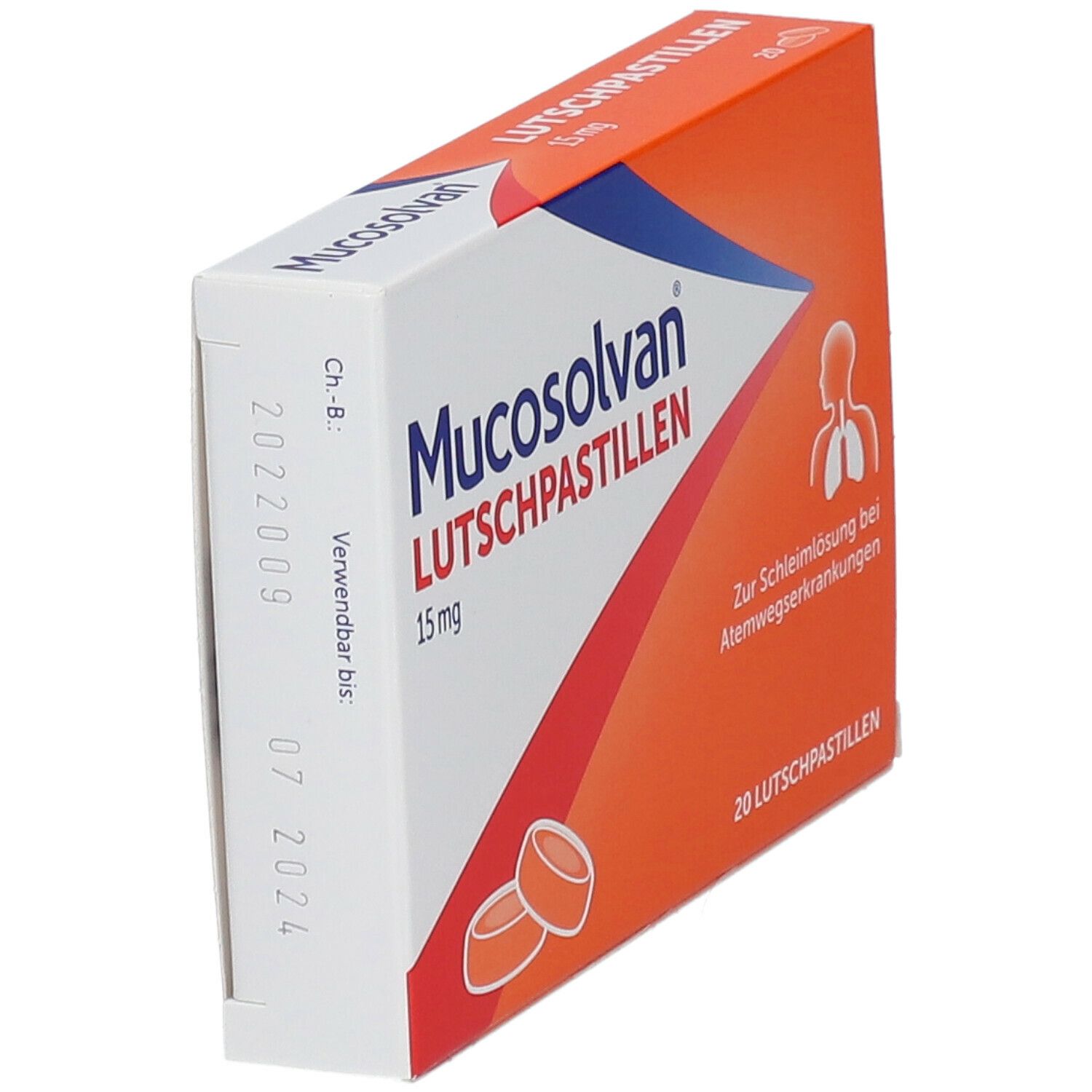 MUCOSOLVAN Lutschpastillen, Schleimlöser bei Husten