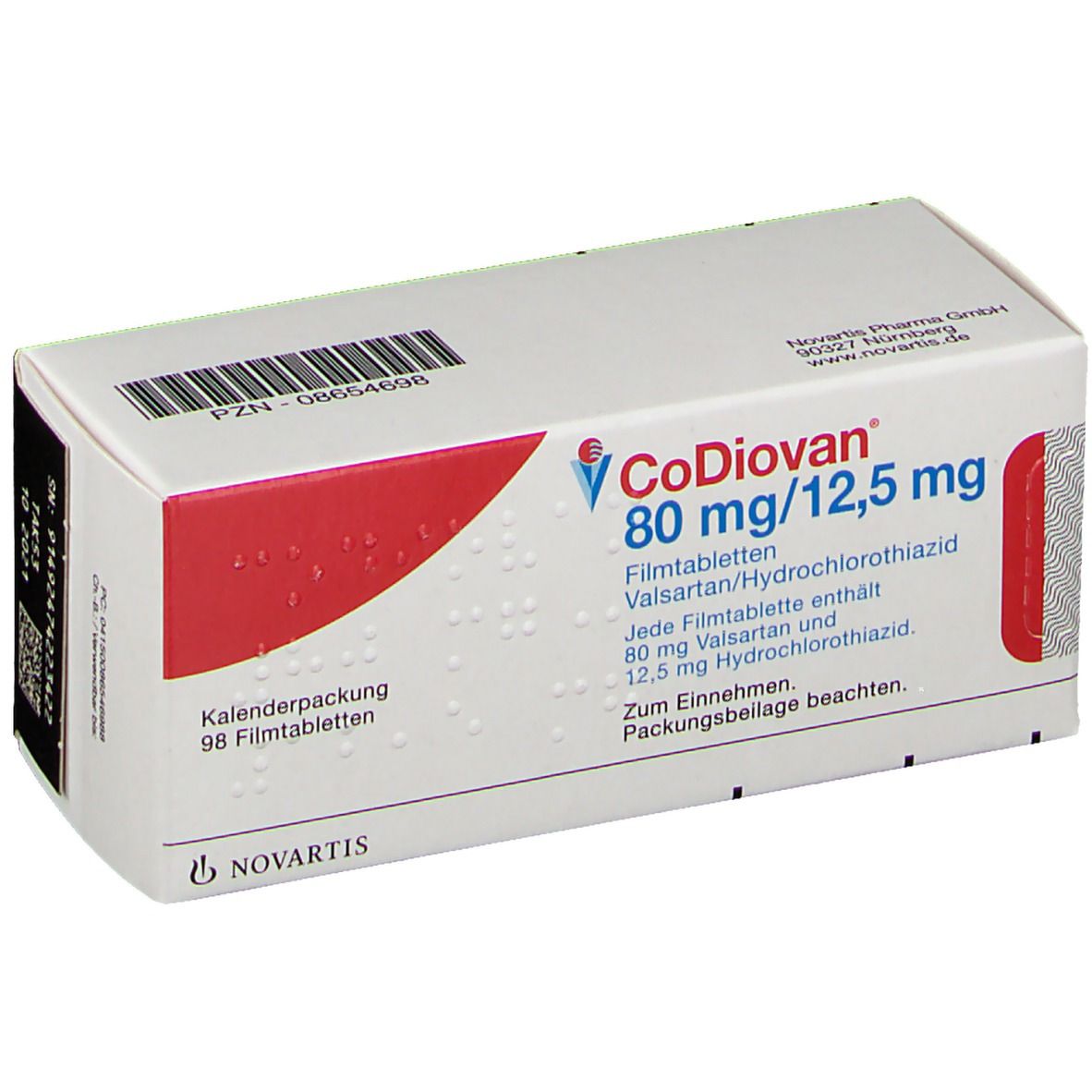 CoDiovan® 80 mg/12,5 mg