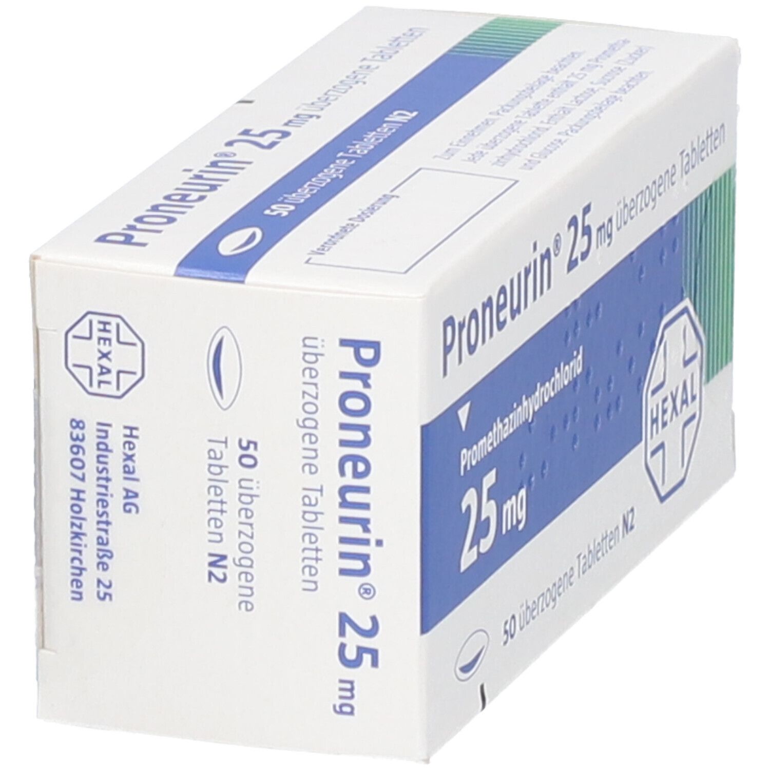 Proneurin 25 mg überzogene Tabletten 50 St Überzogene