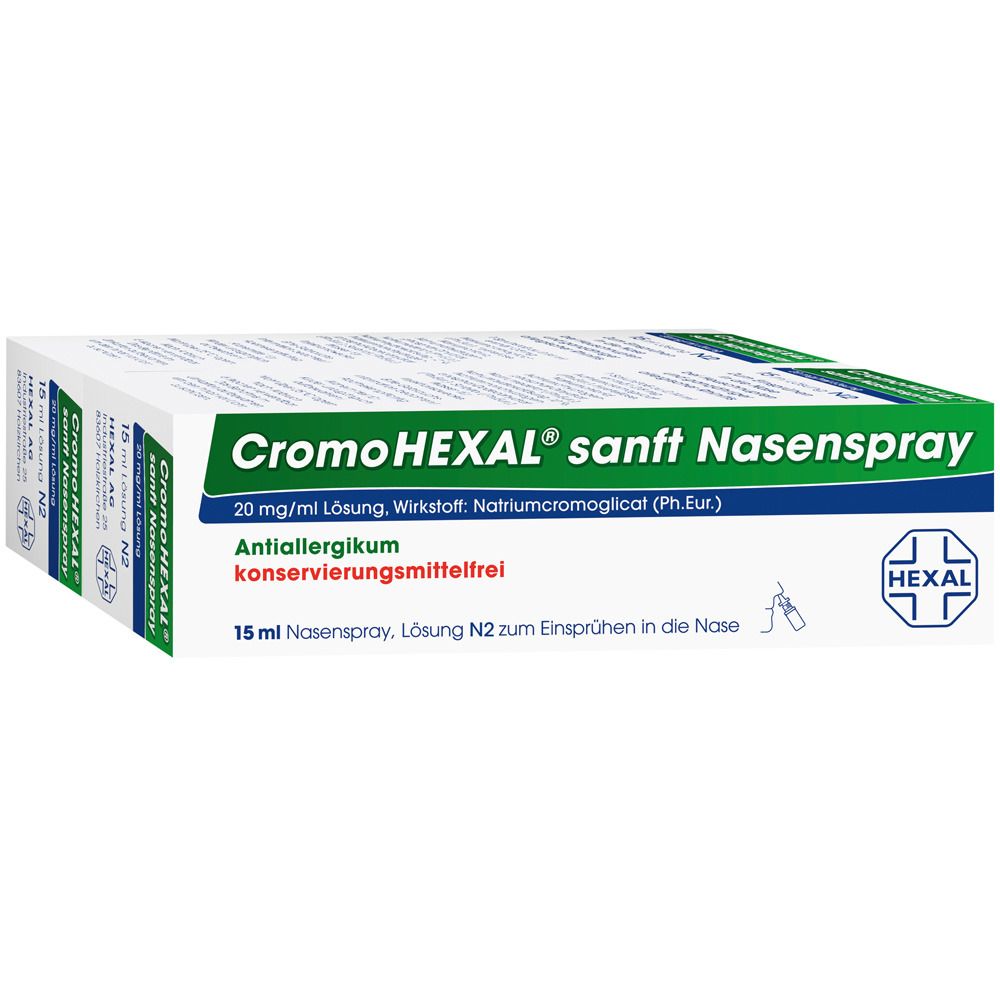 CromoHEXAL® sanft Nasenspray, 20 mg/ml
