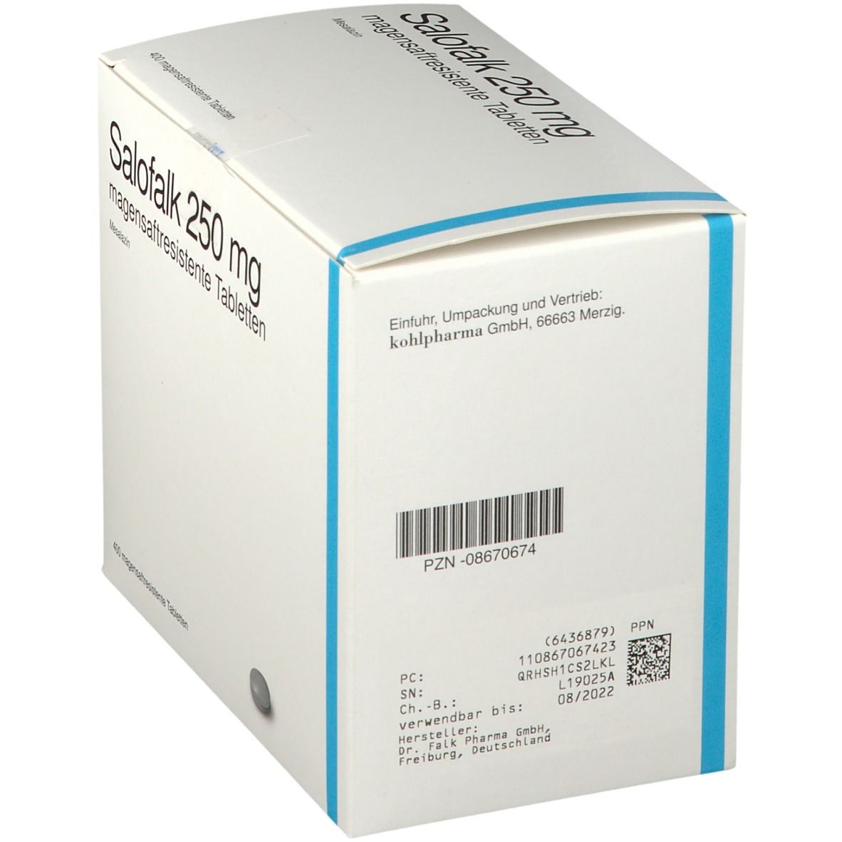 SALOFALK 250 magensaftresistente Tabletten