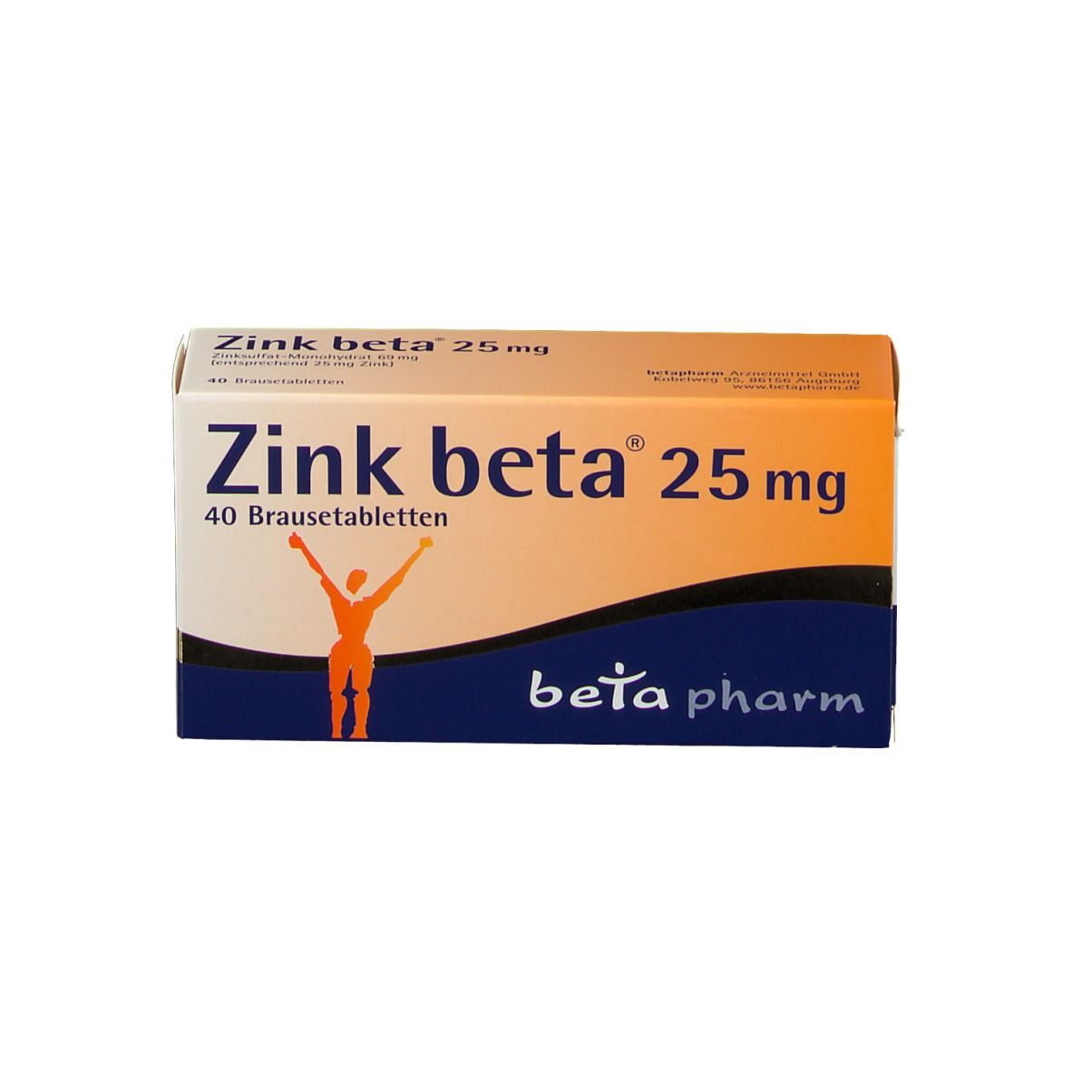 Zink beta® 25 Brausetabletten