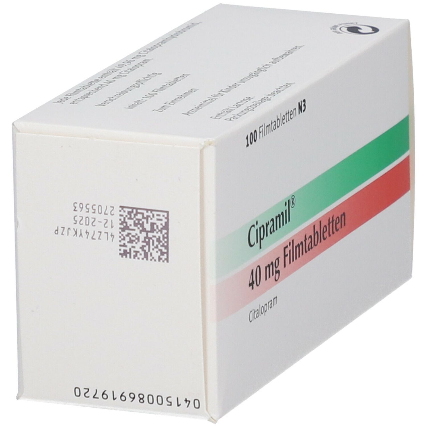 Cipramil 40 mg Filmtabletten 100 St