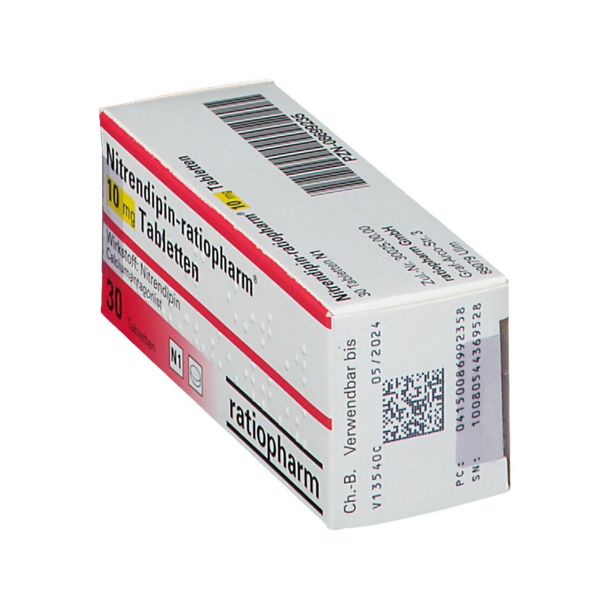 Nitrendipin-ratiopharm® 10 mg