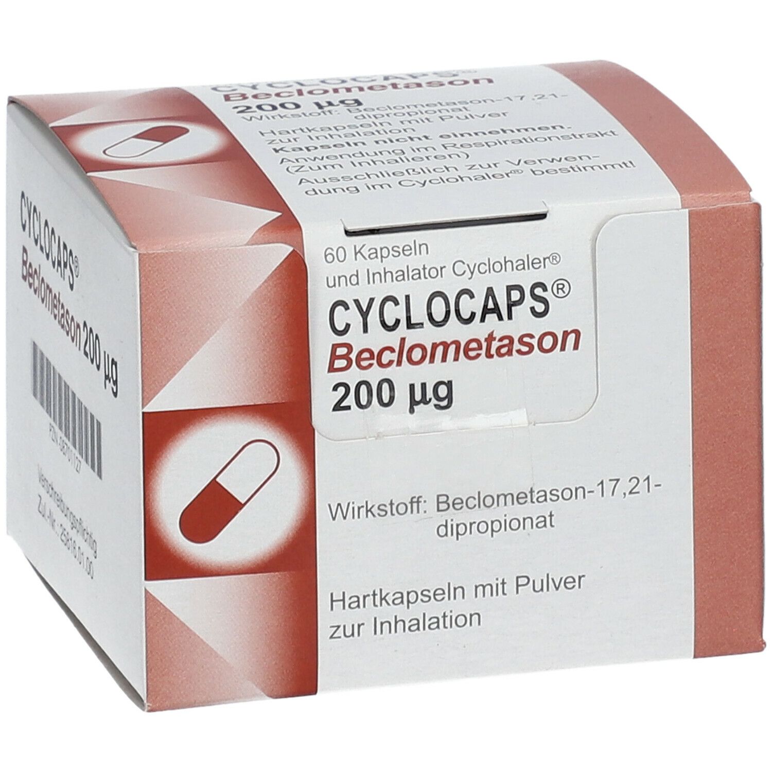 Cyclocaps Beclometason 200ug Inh.Kaps.+Cycloh.
