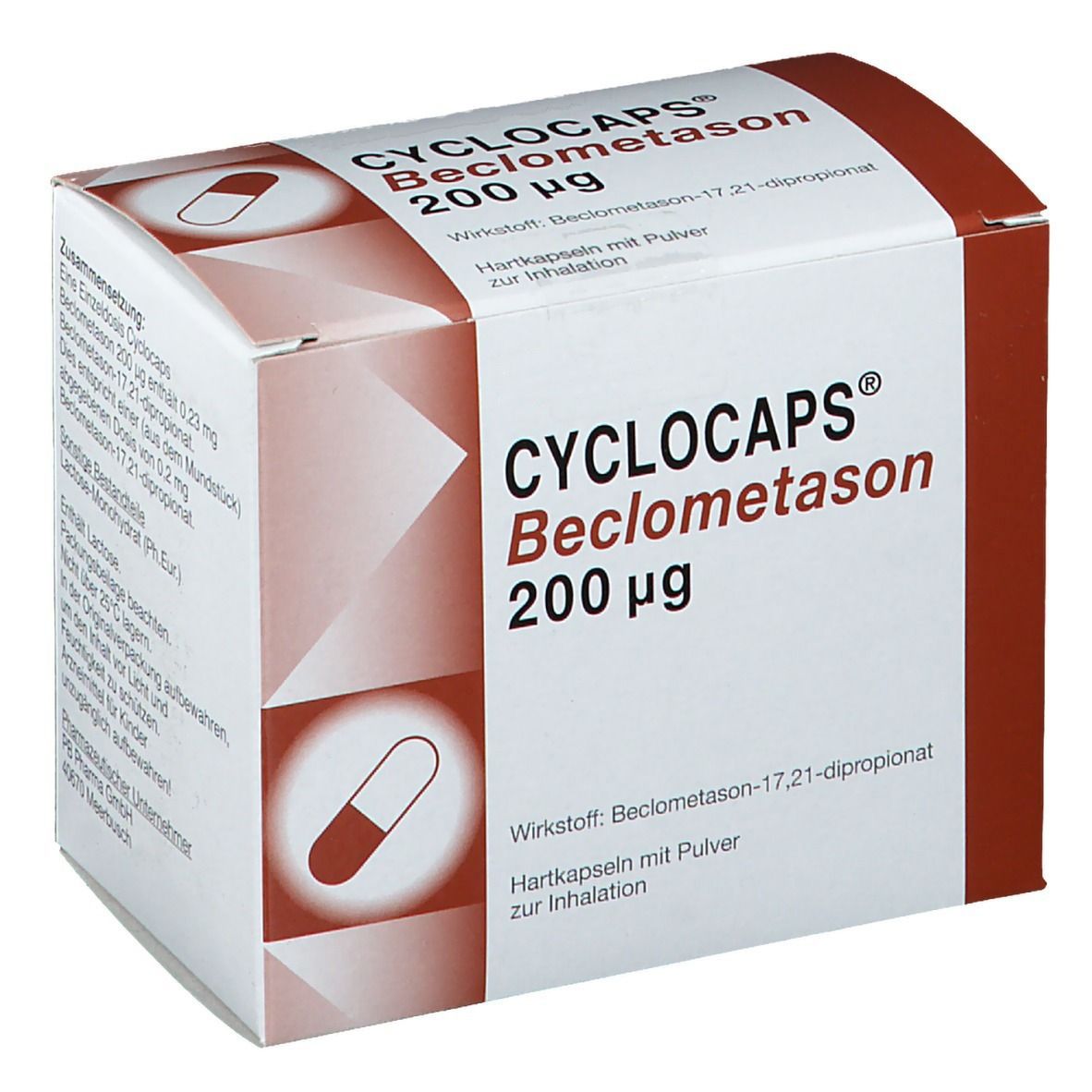 Cyclocaps Beclometason 200ug Inh.Kaps.+Cycloh.