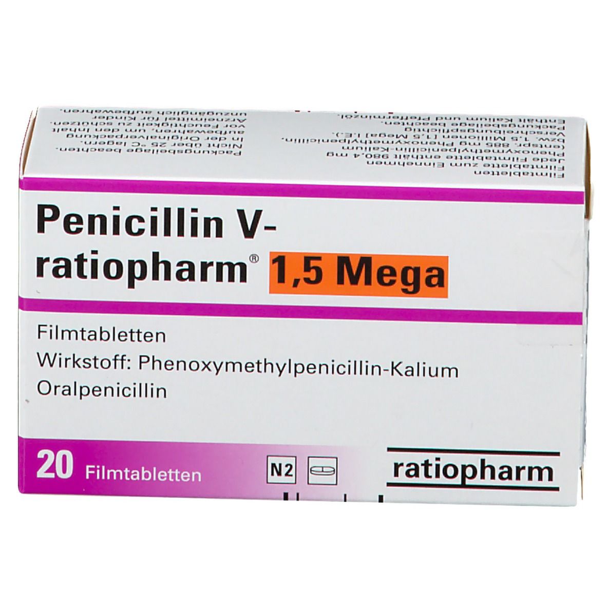 V 5 mega nebenwirkungen 1 penicillin stada Beipackzettel von