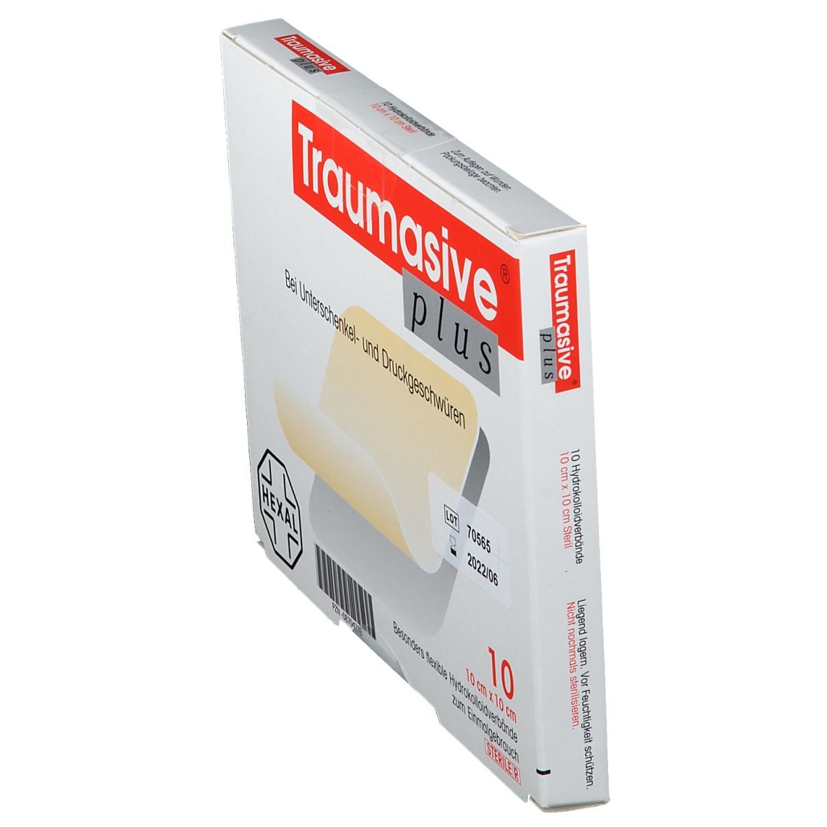 Traumasive® plus 10 x 10 cm Hydrokolloidverband