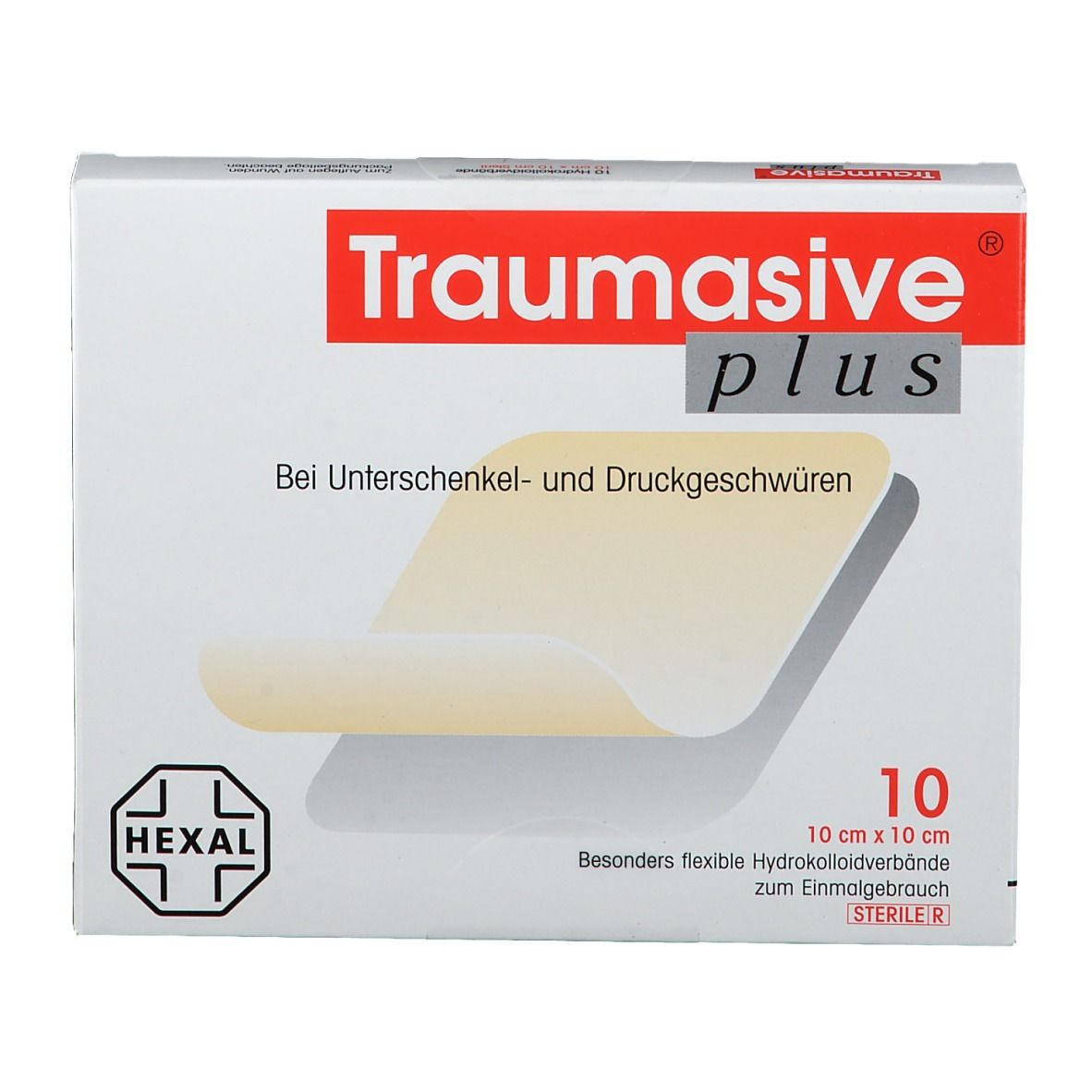 Traumasive® plus 10 x 10 cm Hydrokolloidverband