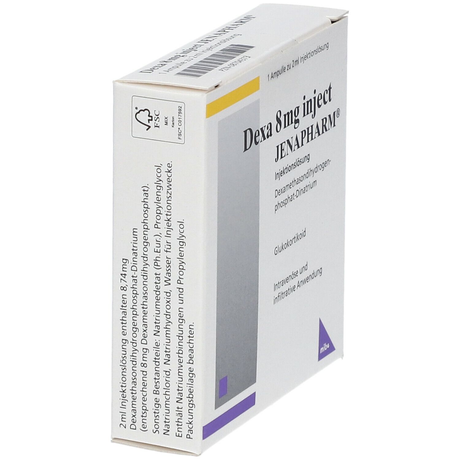 Dexa 8 mg inject Jenapharm Inj.-Lösung Amp. 1x2 ml Injektionslösung