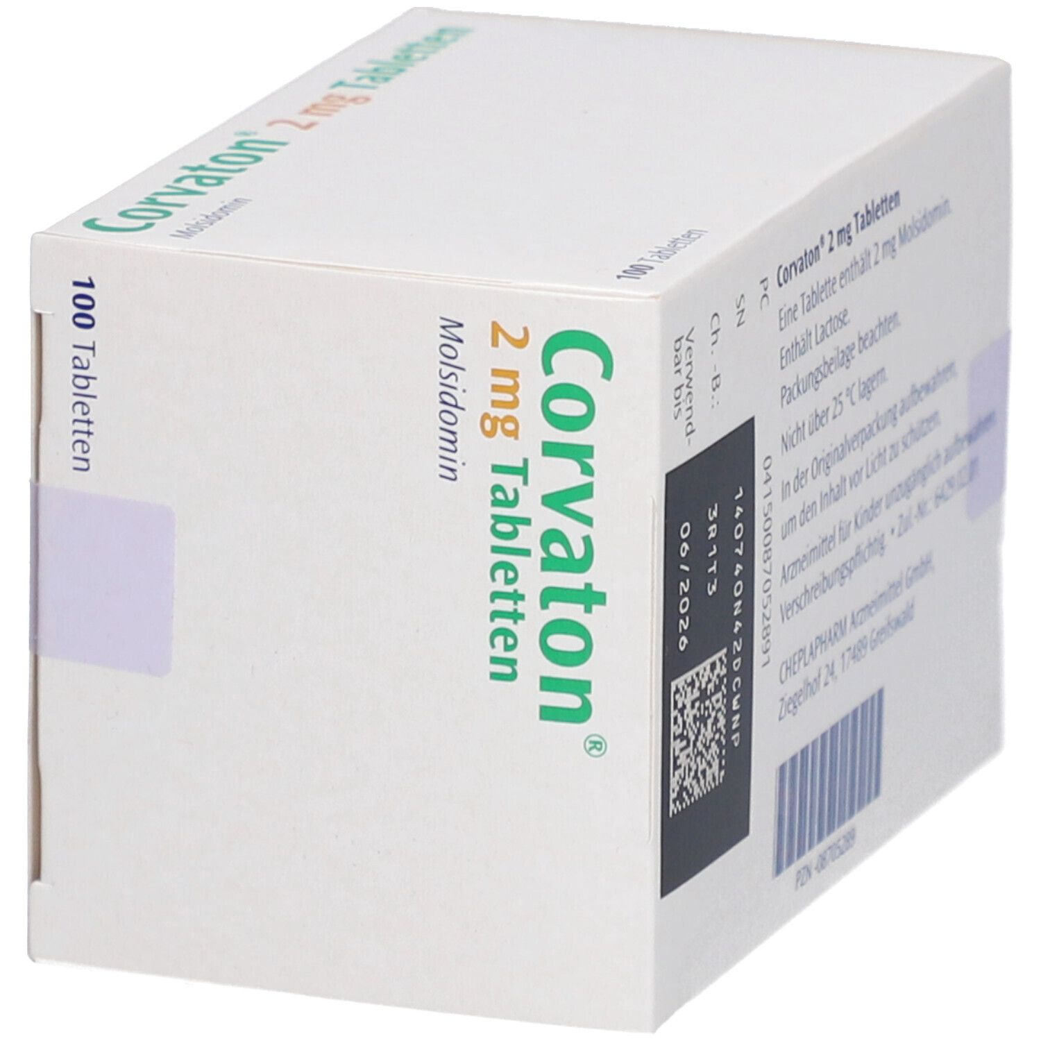 Corvaton® 2 mg 100 St mit dem ERezept kaufen Shop Apotheke