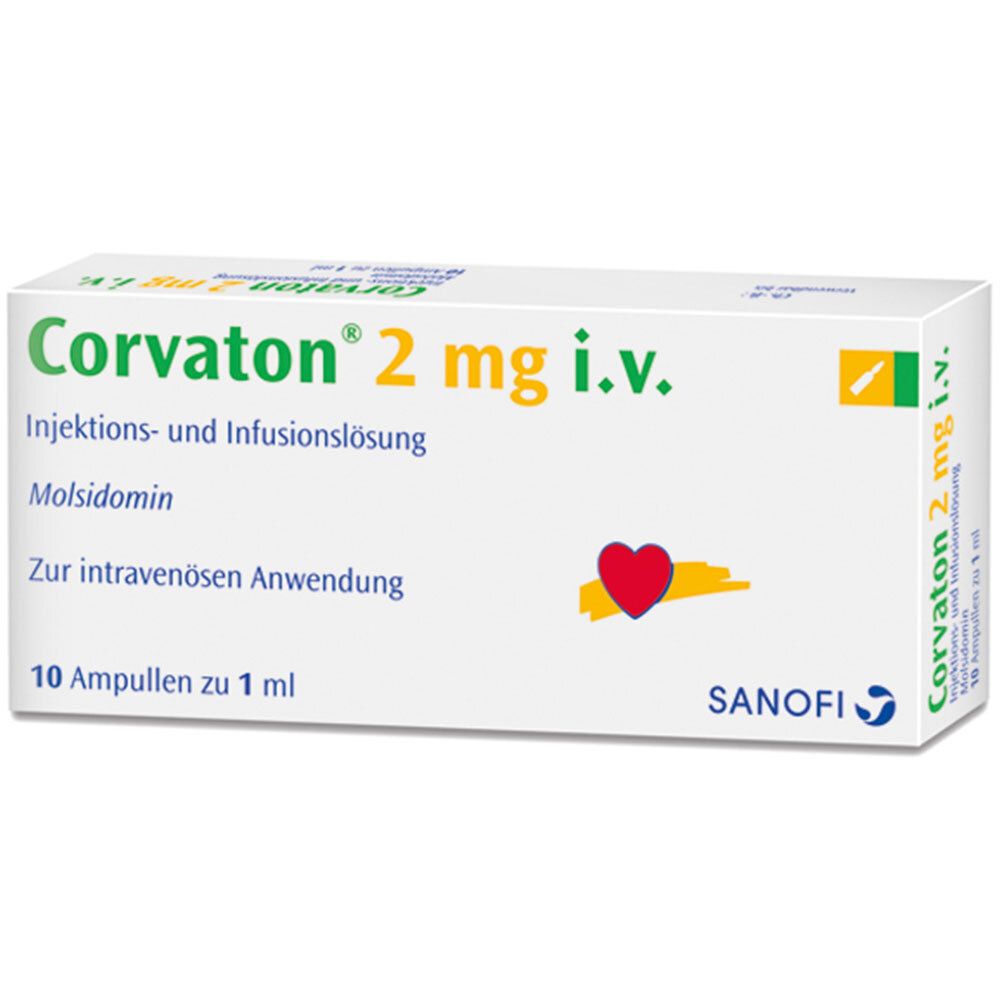 Corvaton® 2 mg i.v. 10x1 ml mit dem ERezept kaufen Shop Apotheke