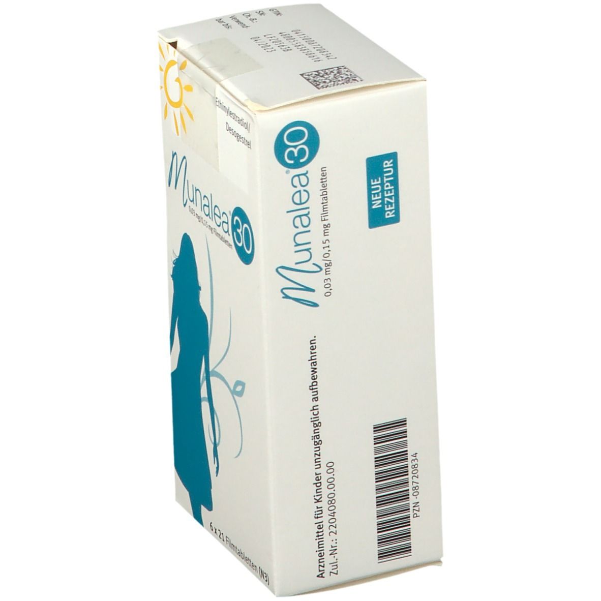 Munalea 30 0,03mg/0,15mg Filmtabletten 6x21 St